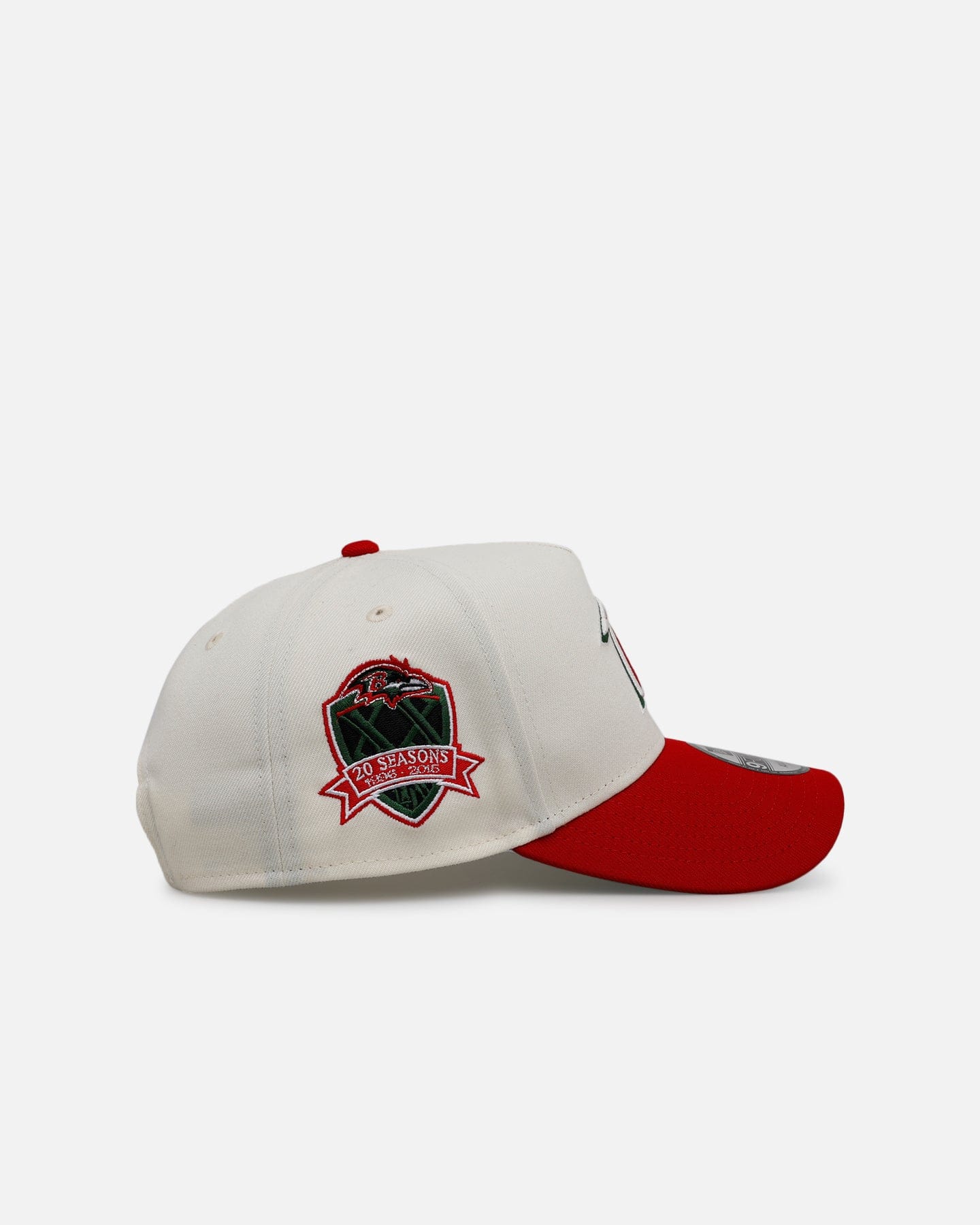 New Era Baltimore Ravens Strawberry 9FORTY A - Frame Snapback Chrome/Red