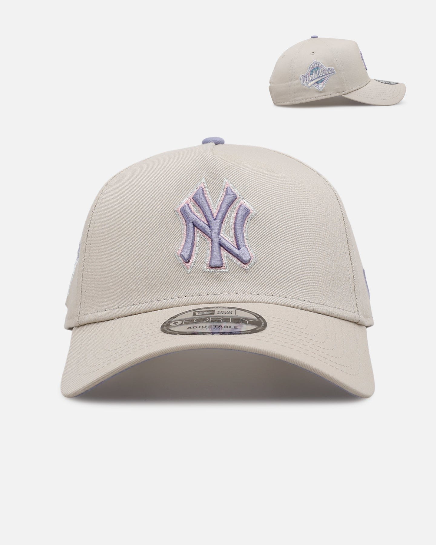 New Era New York Yankees Pastel 2.0 9FORTY A - Frame Snapback Stone