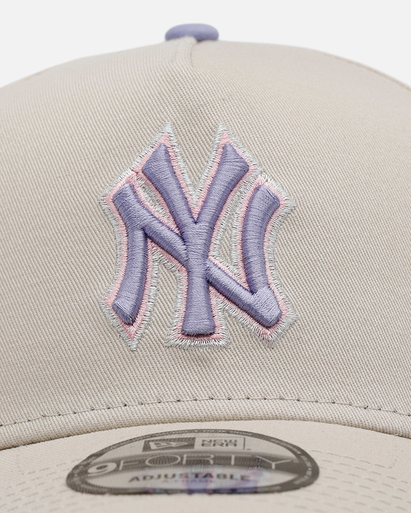 New Era New York Yankees Pastel 2.0 9FORTY A - Frame Snapback Stone