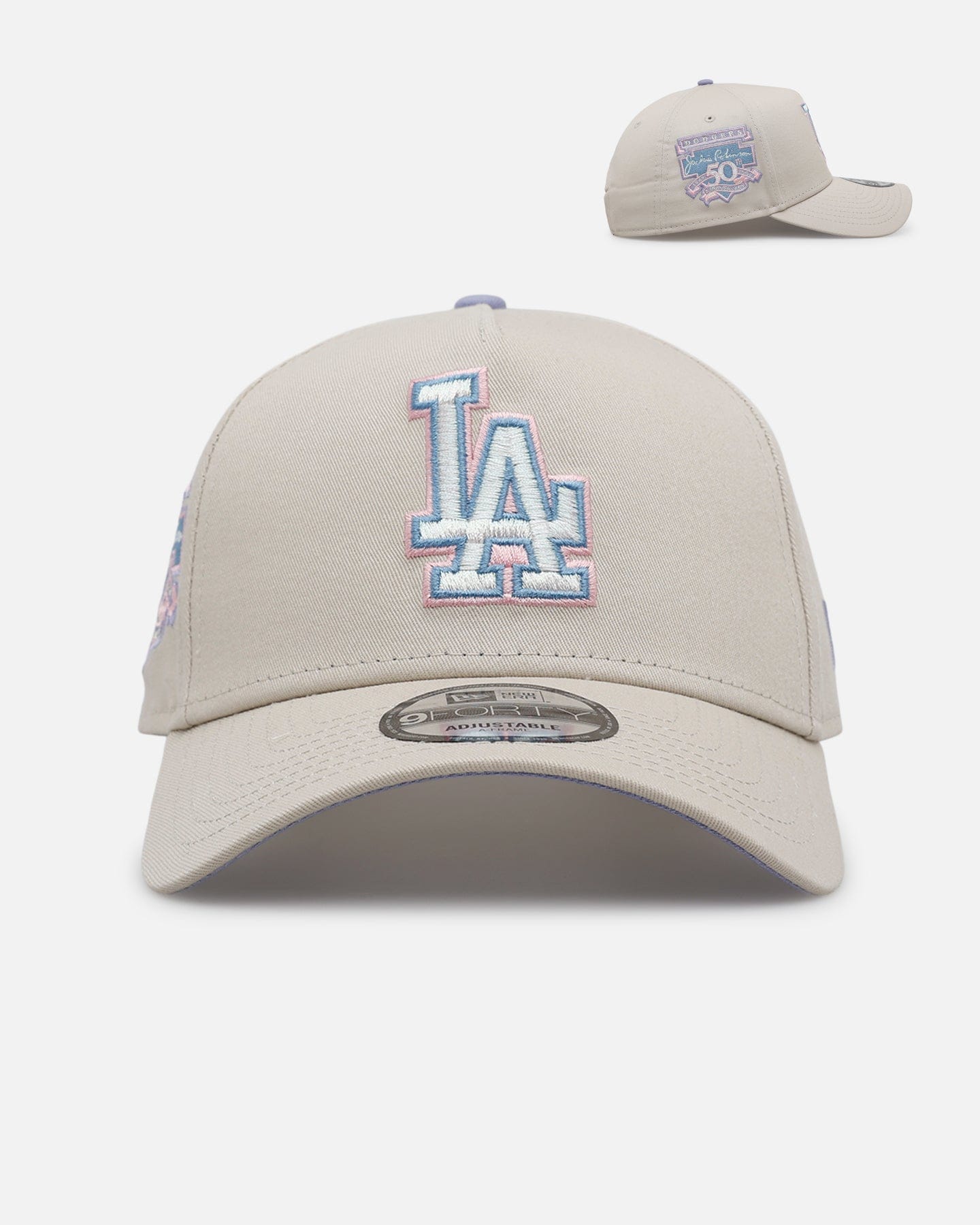 New Era Los Angeles Dodgers Pastel 2.0 9FORTY A - Frame Snapback Stone