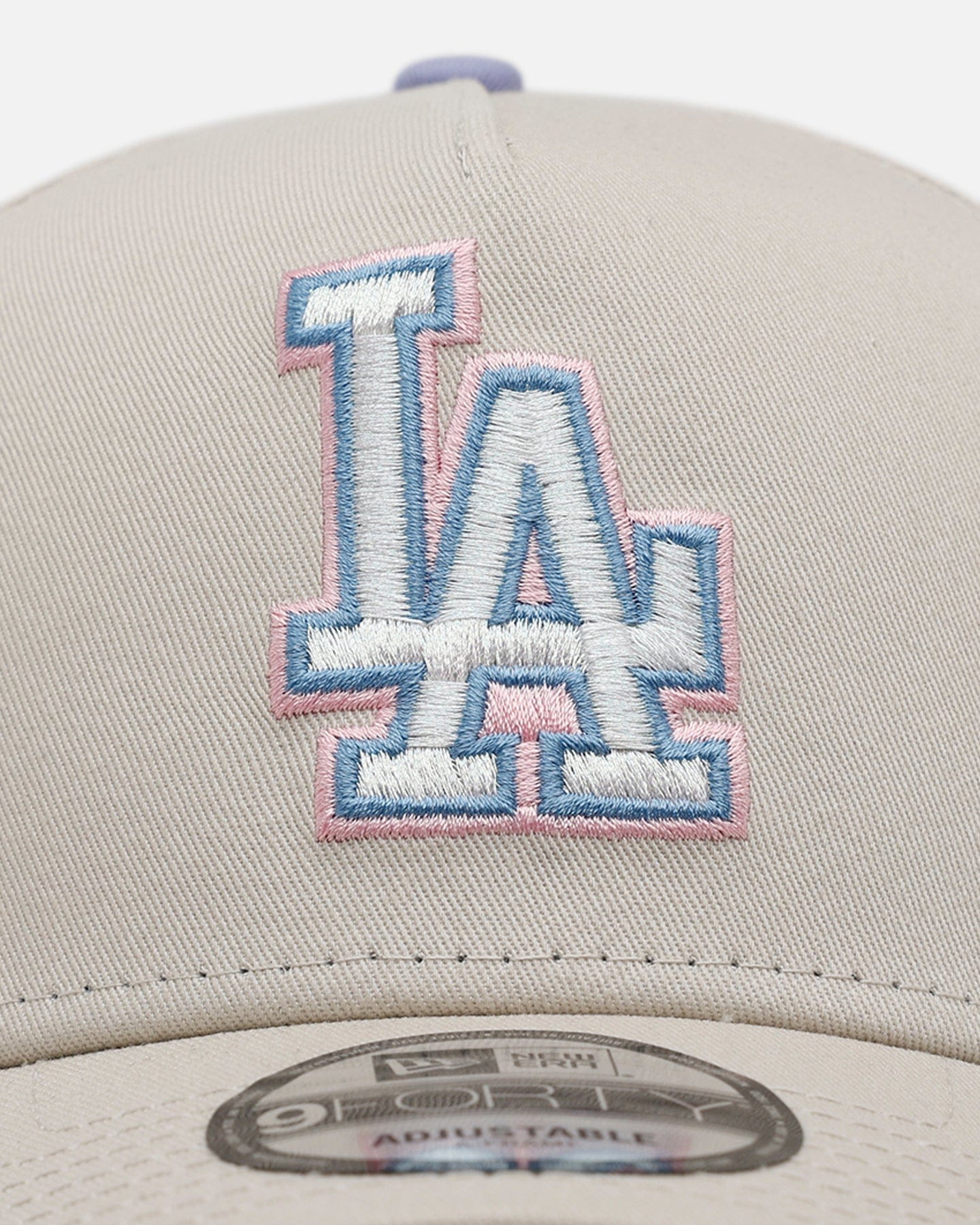 New Era Los Angeles Dodgers Pastel 2.0 9FORTY A - Frame Snapback Stone