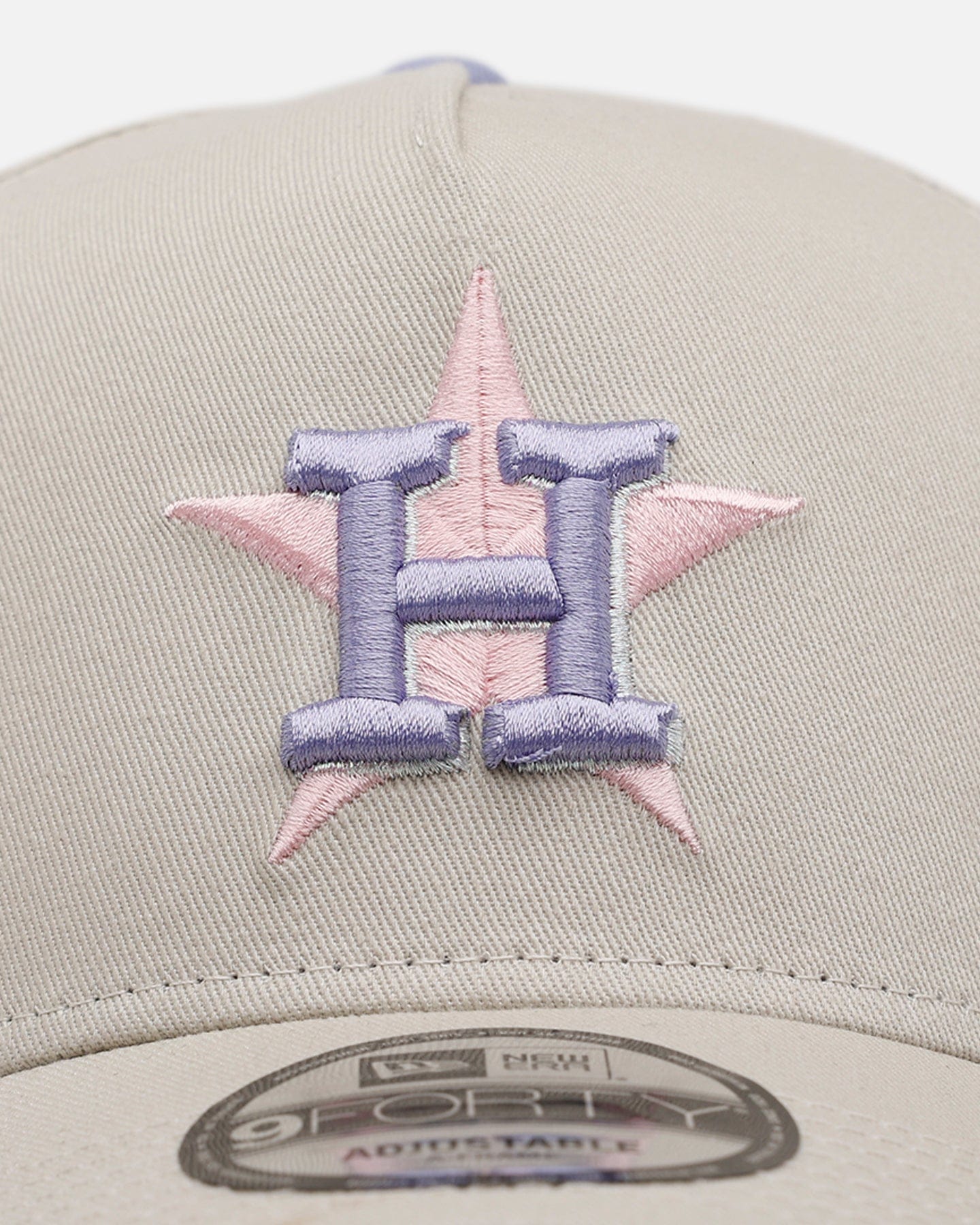 New Era Houston Astros Pastel 2.0 9FORTY A - Frame Snapback Stone
