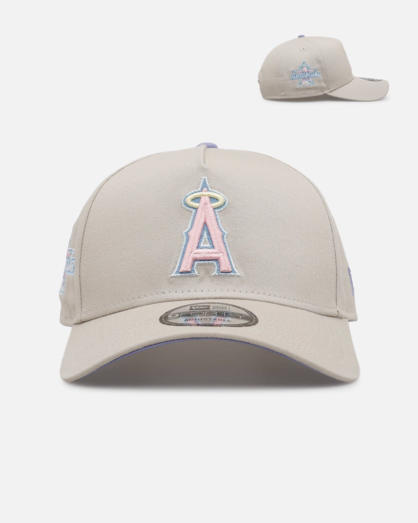New Era Los Angeles Angels Pastel 2.0 9FORTY A - Frame Snapback Stone