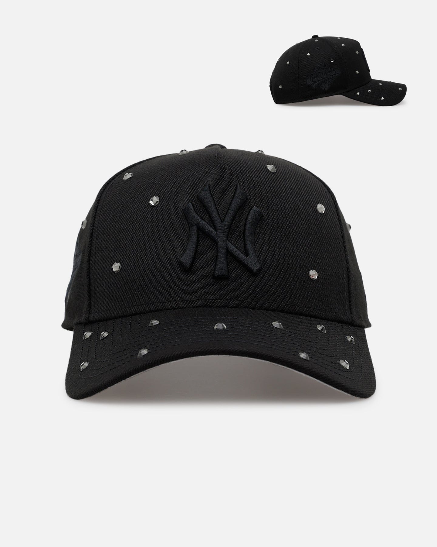 New Era New York Yankees Embellishment 9FORTY A - Frame Snapback Black/Black