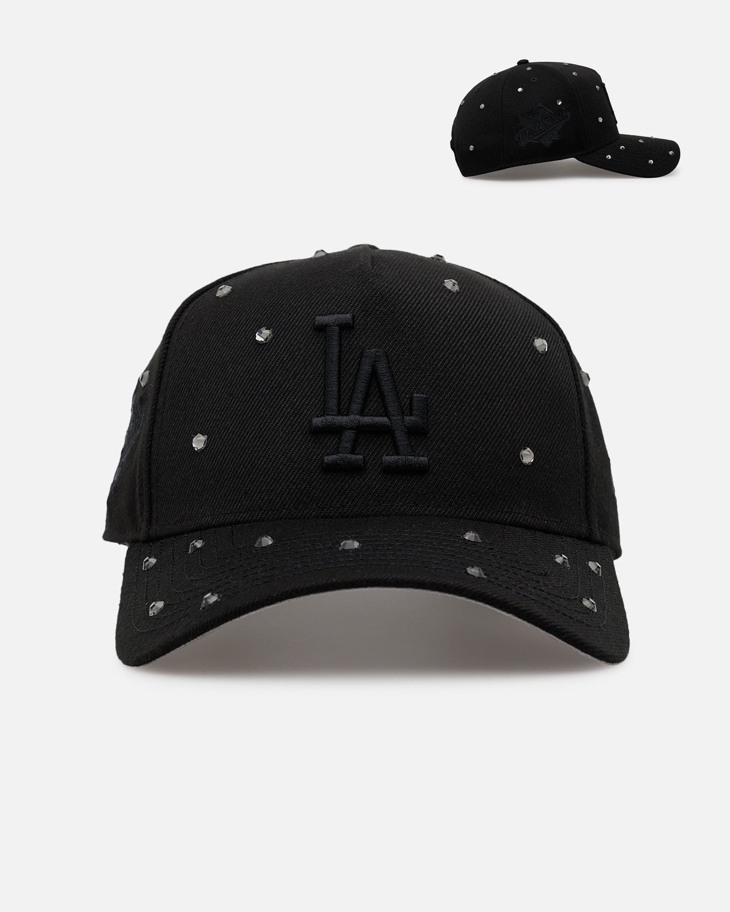 New Era Los Angeles Dodgers Embellishment 9FORTY A - Frame Snapback Black/Black