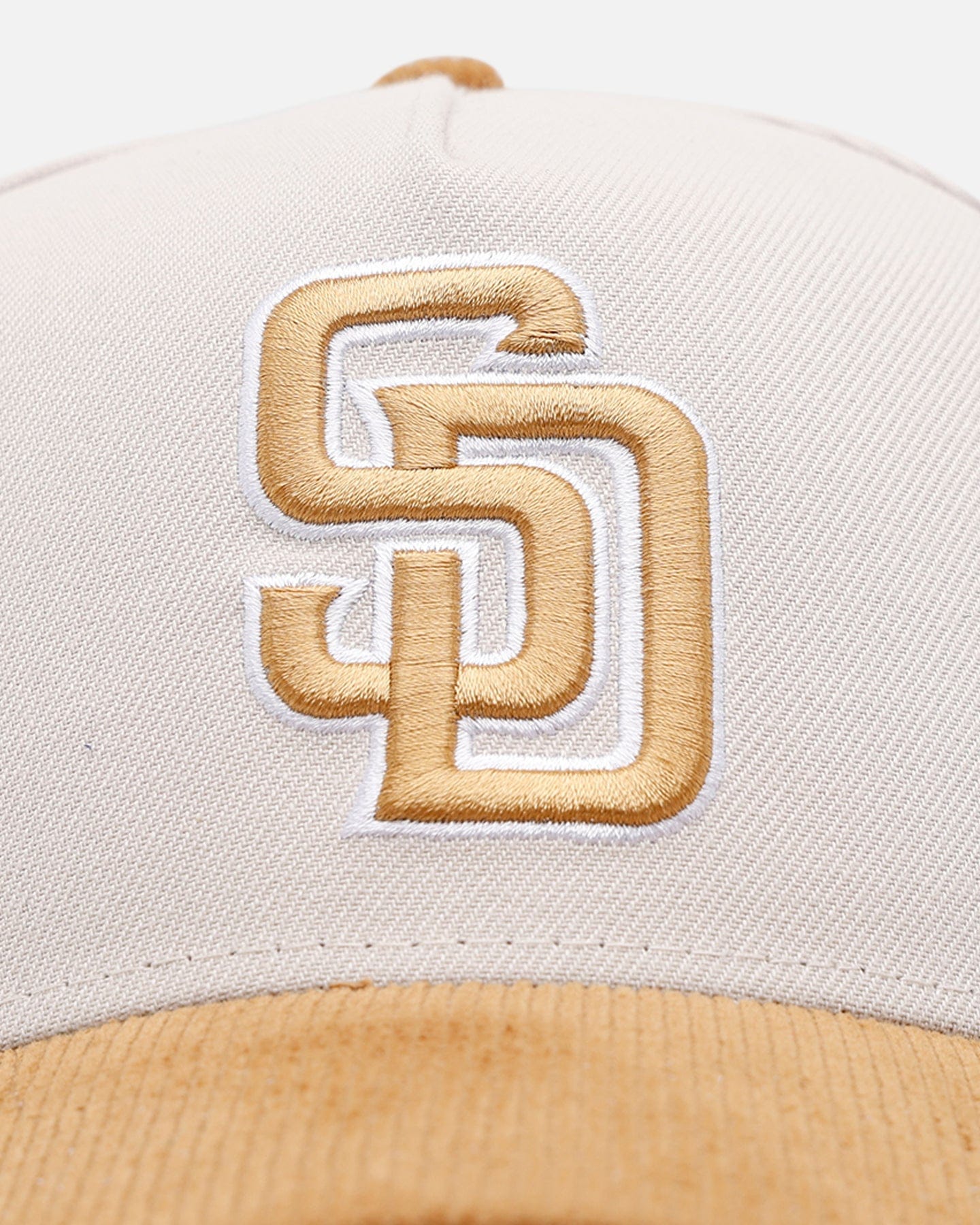 New Era San Diego Padres Honey Pot 9FORTY A - Frame Snapback Stone/Wheat