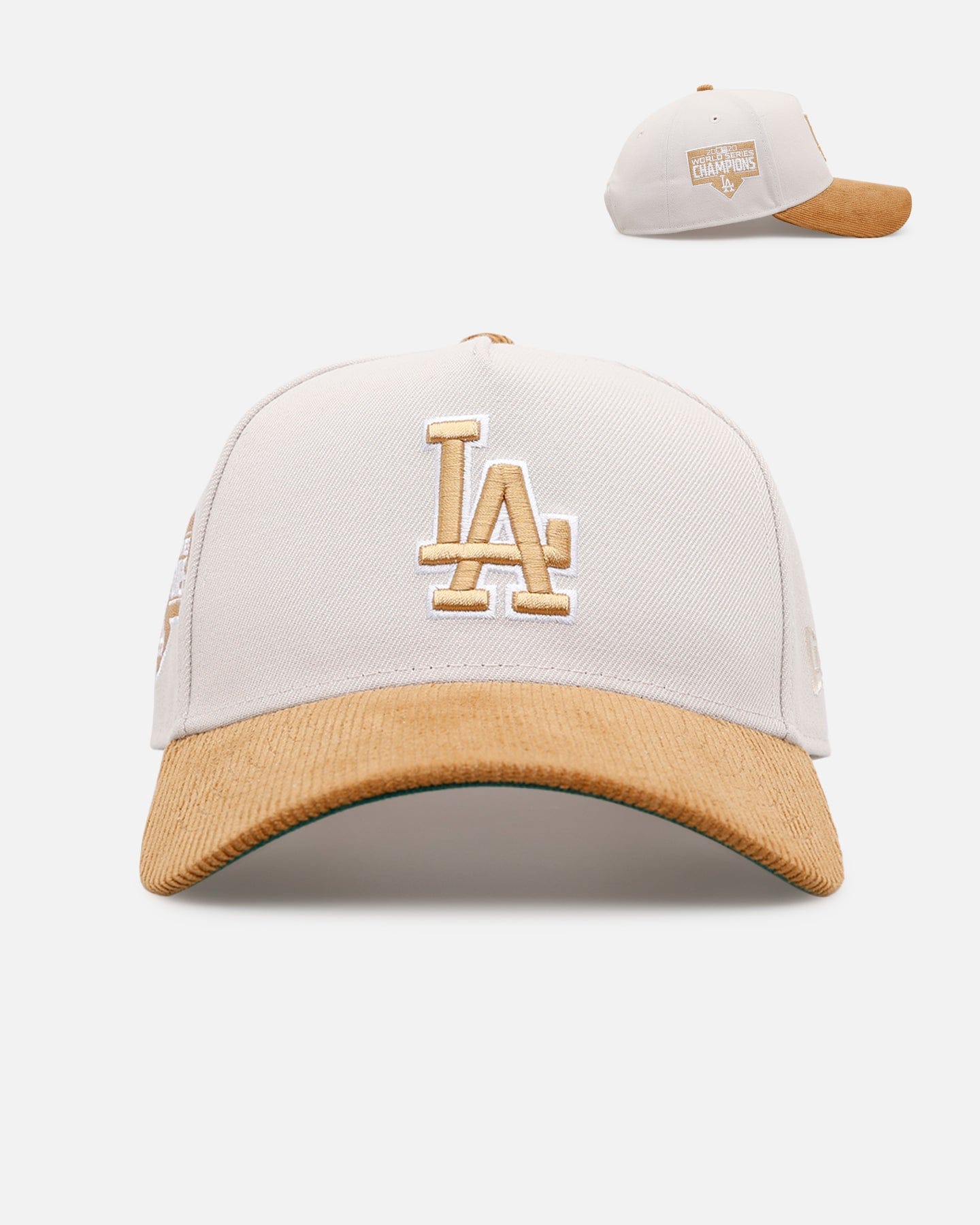New Era Los Angeles Dodgers Honey Pot 9FORTY A - Frame Snapback Stone/Wheat