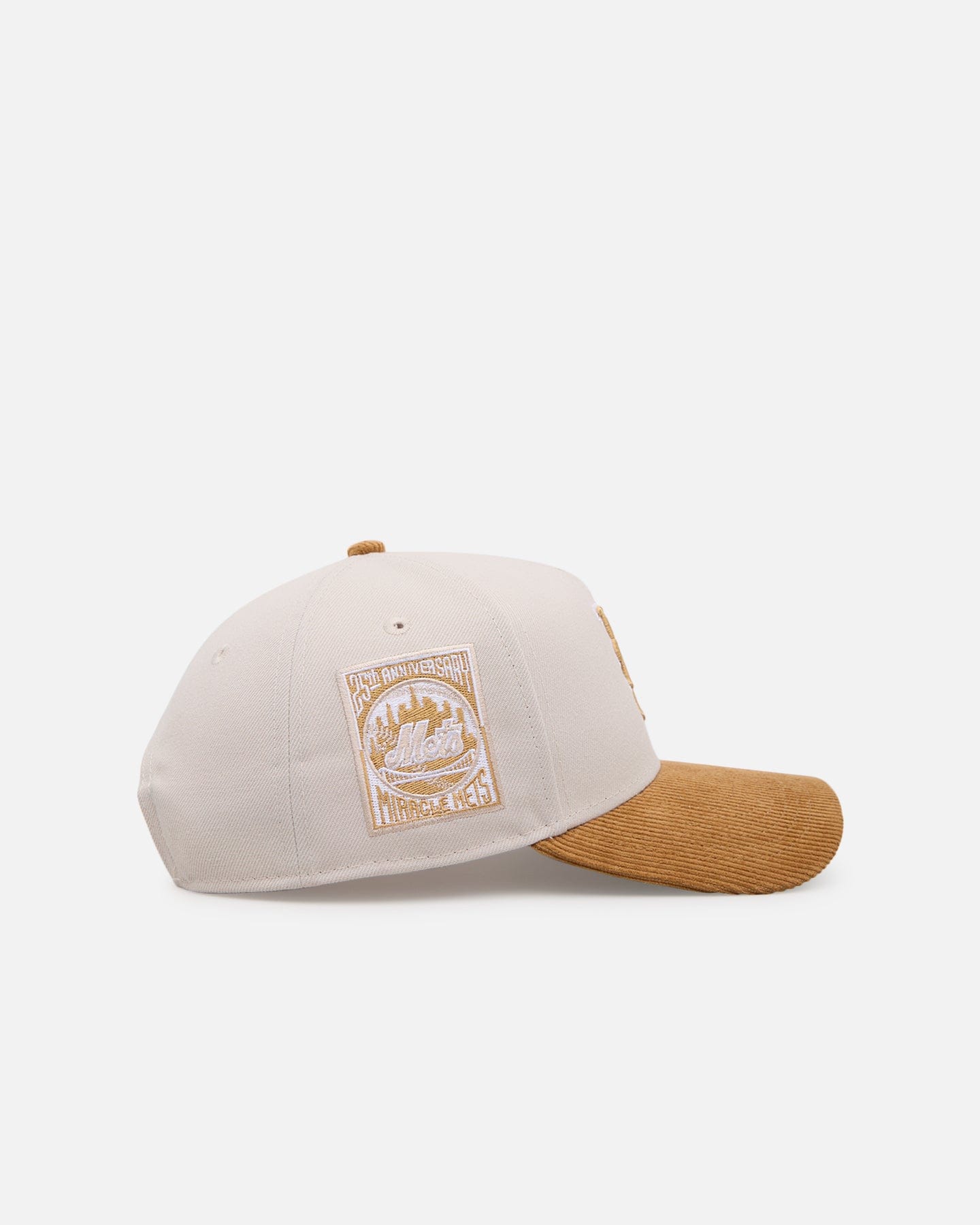 New Era New York Mets Honey Pot 9FORTY A - Frame Snapback Stone/Wheat