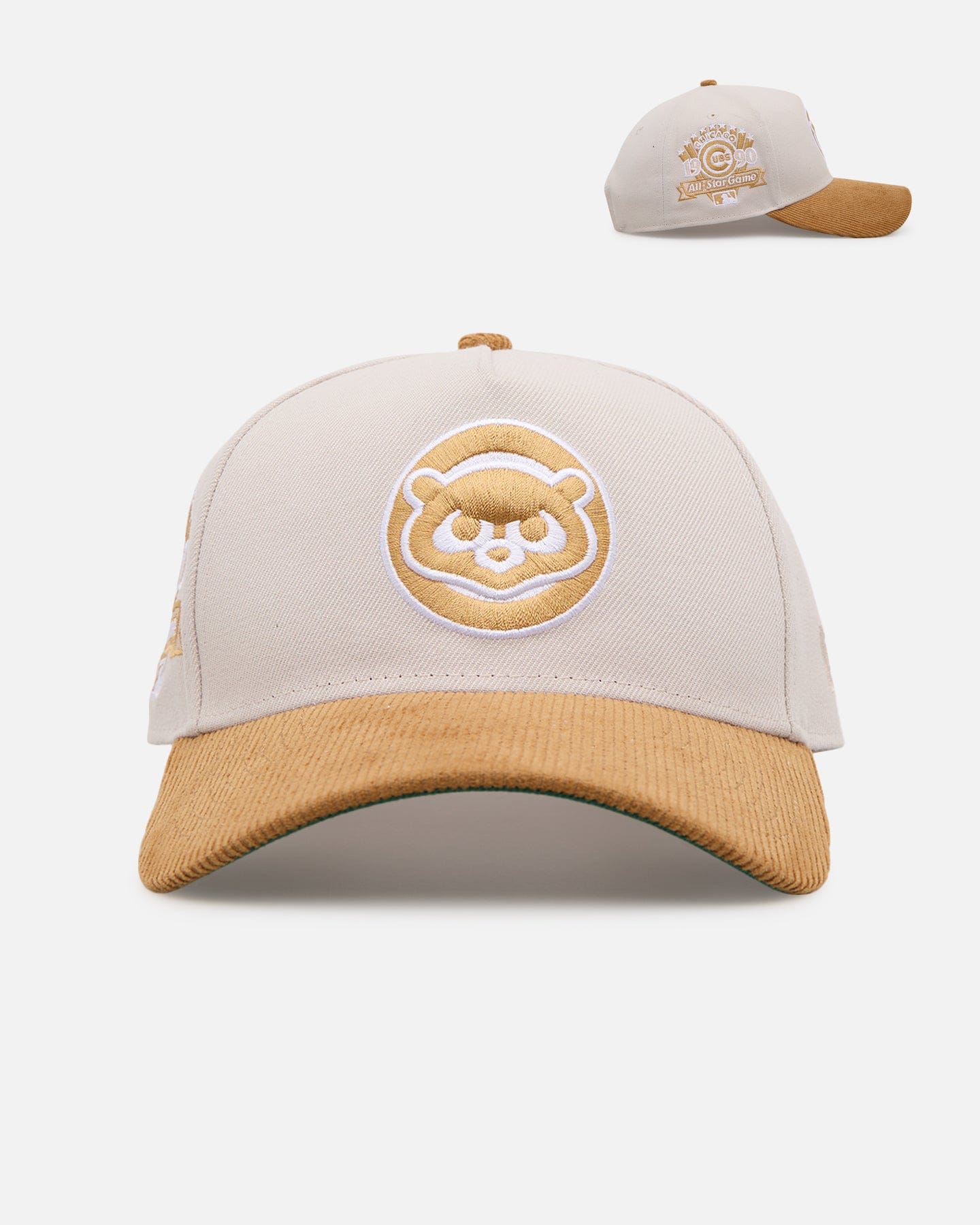 New Era Chicago Cubs Honey Pot 9FORTY A - Frame Snapback Stone/Wheat