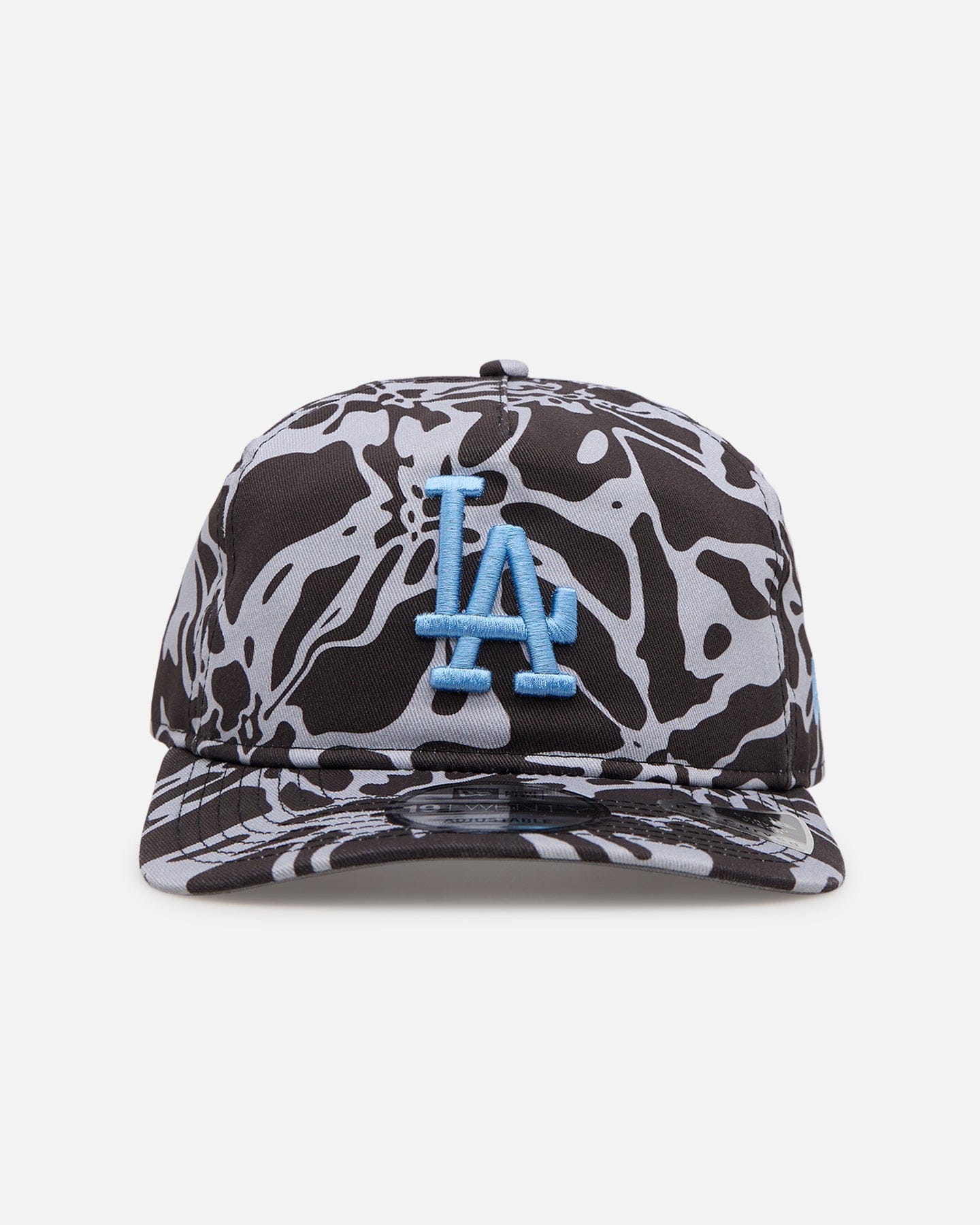 New Era Los Angeles Dodgers Brushed Cotton 19TWENTY Strapback Black/Light Blue