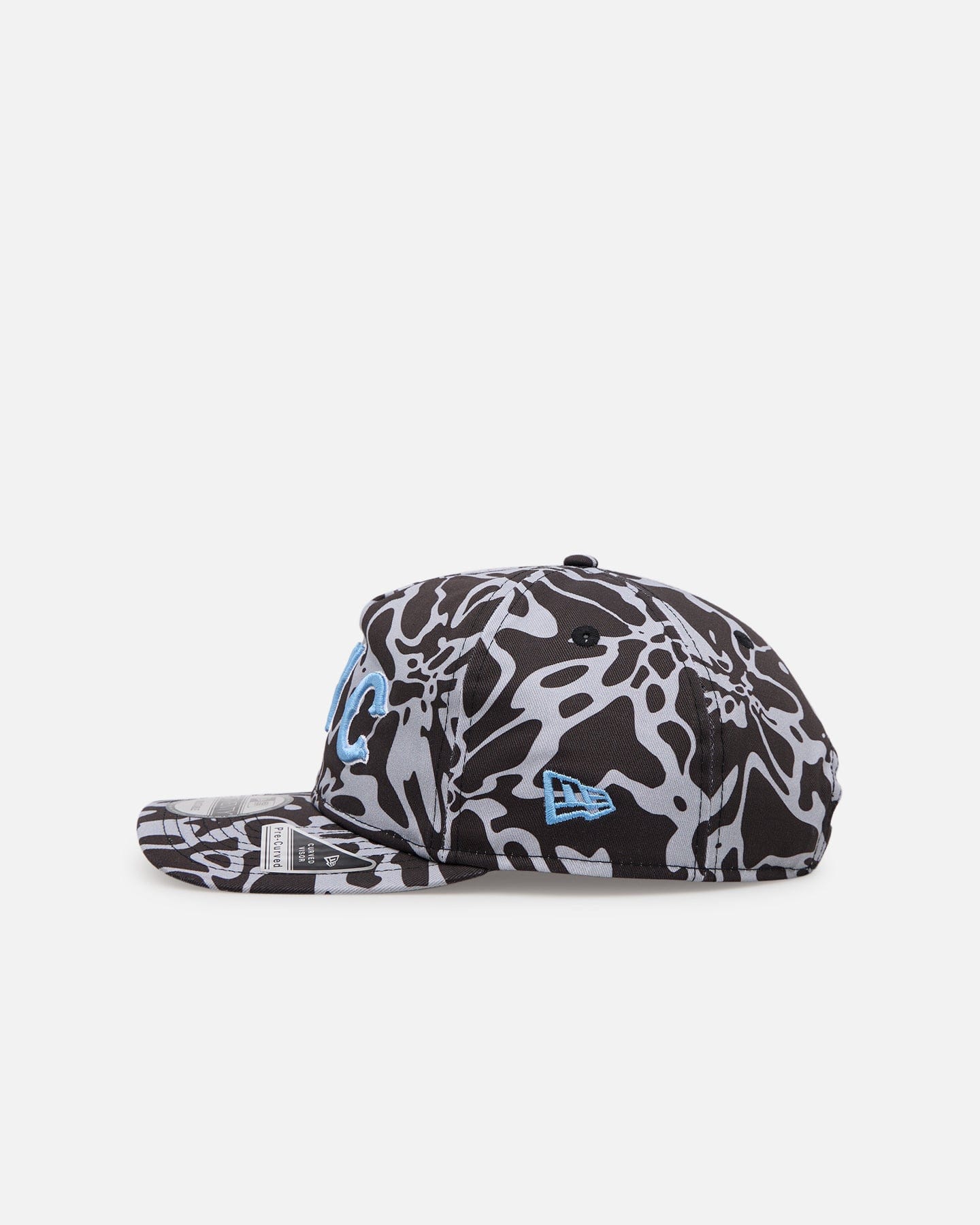 New Era New York Mets Brushed Cotton 19TWENTY Strapback Black/Light Blue