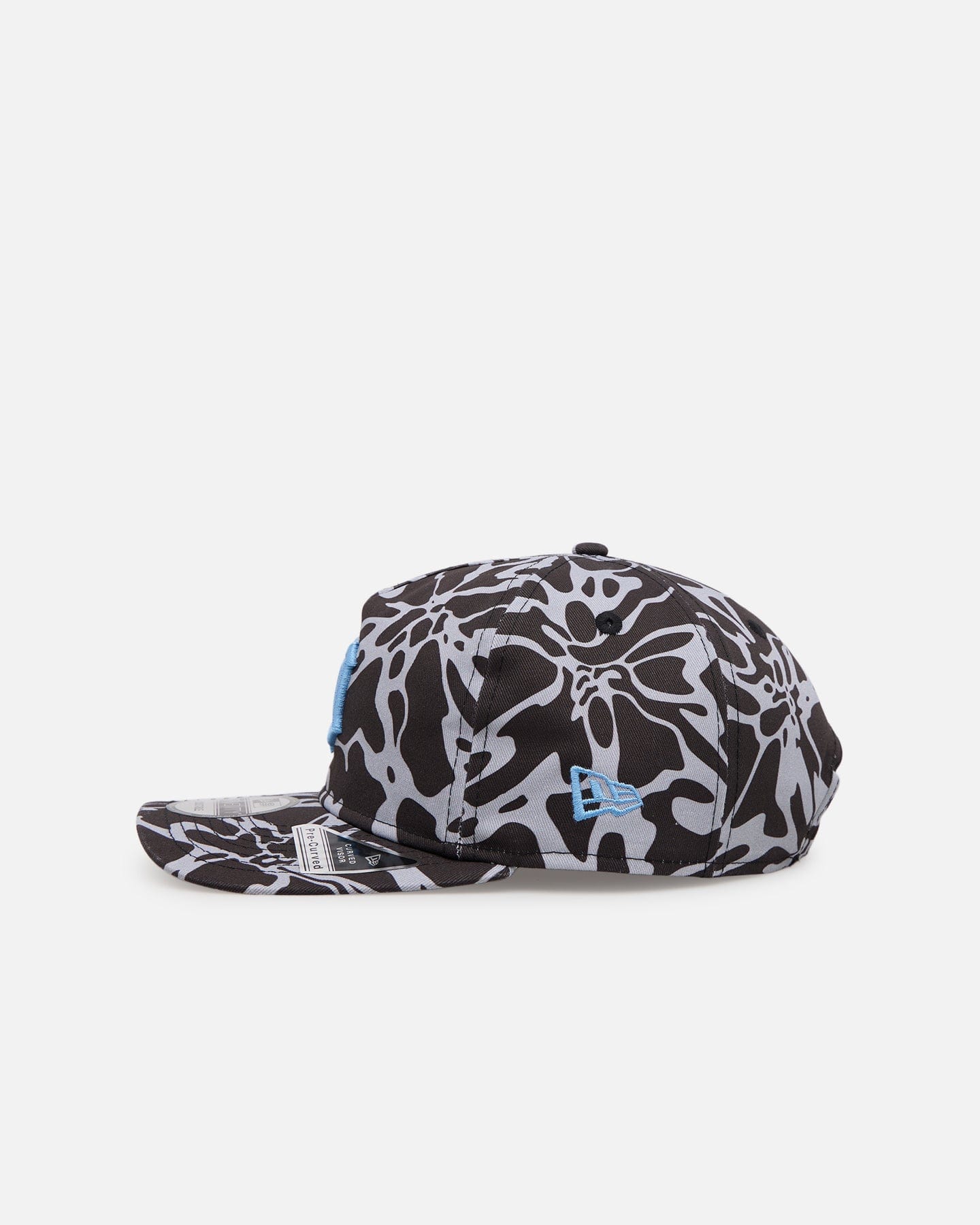 New Era Detroit Tigers Brushed Cotton 19TWENTY Strapback Black/Light Blue