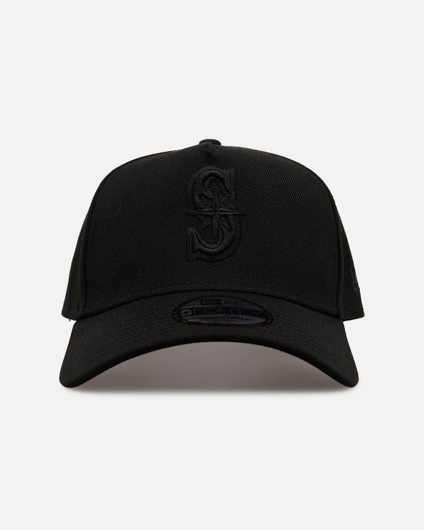 New Era Seattle Mariners Easy Black 9FORTY A - Frame Snapback Black/Black