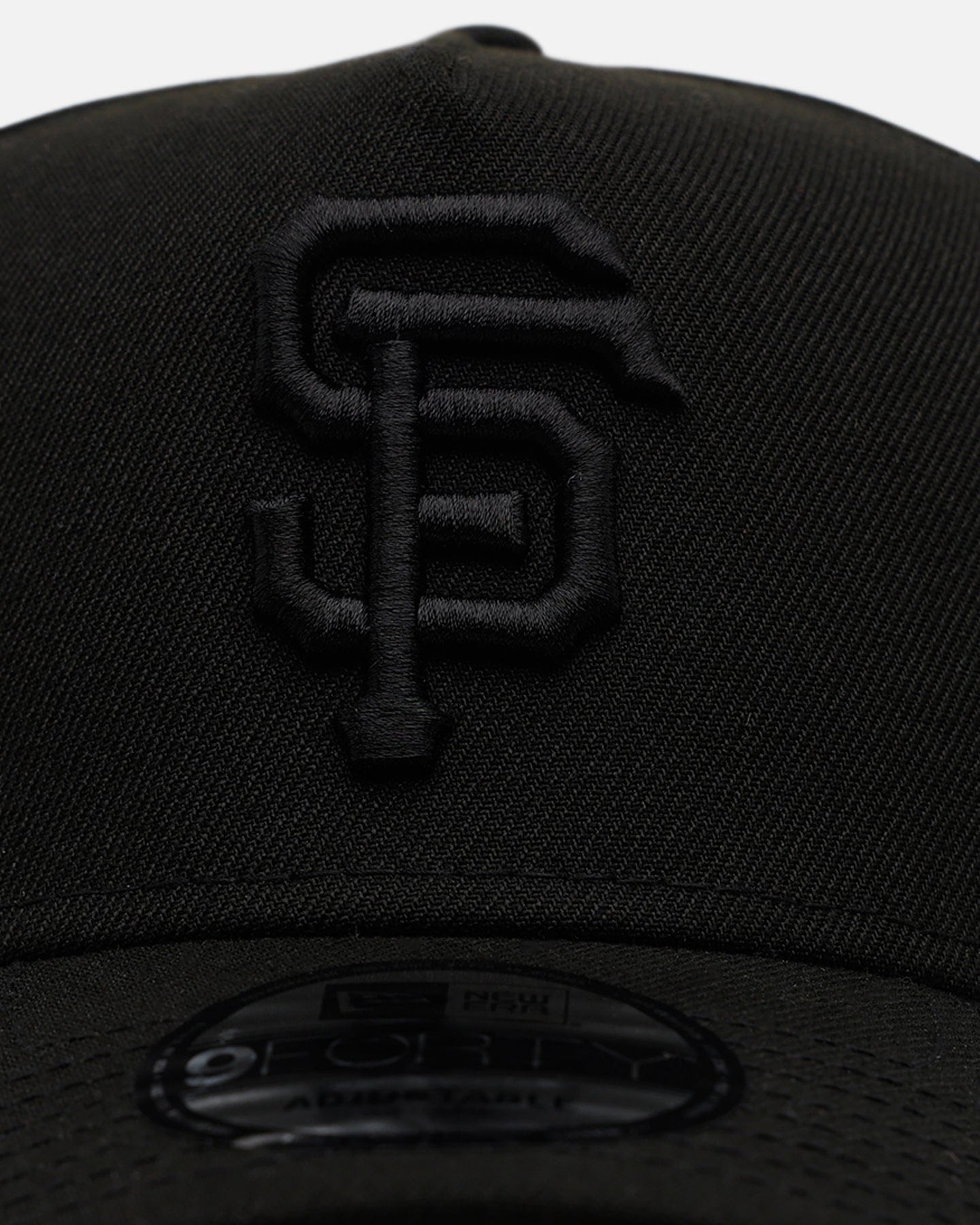 New Era San Francisco Giants Easy Black 9FORTY A - Frame Snapback Black/Black