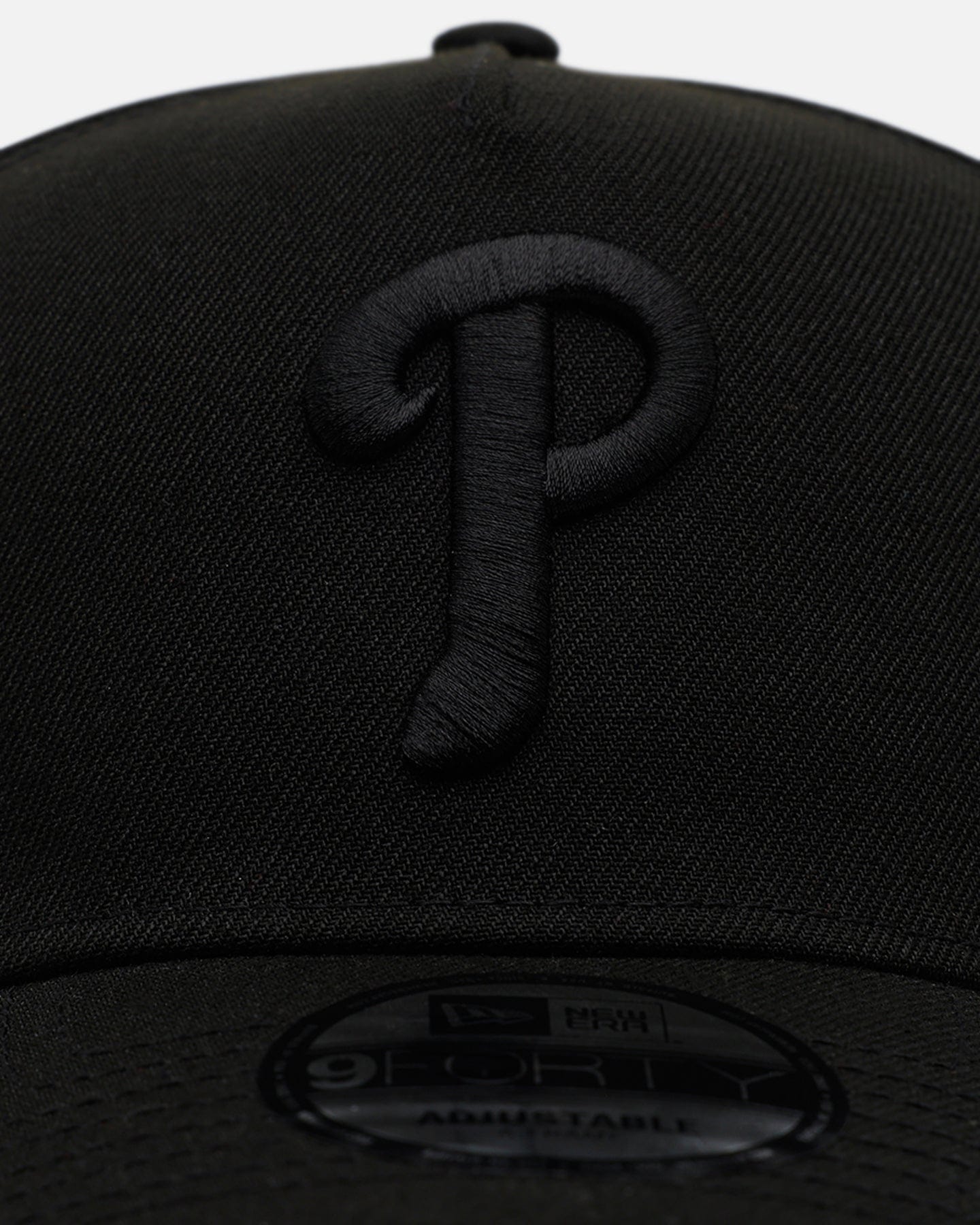 New Era Philadelphia Phillies Easy Black 9FORTY A - Frame Snapback Black/Black