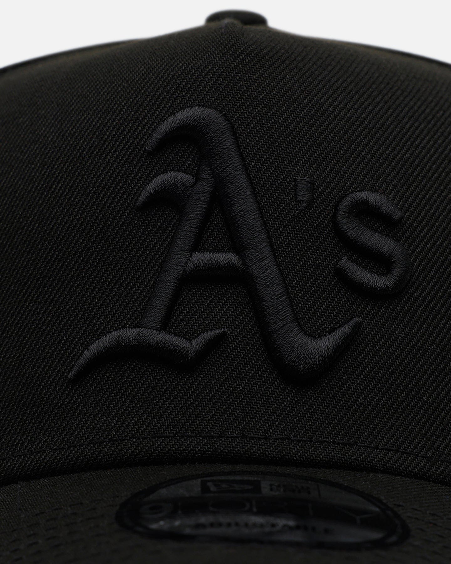 New Era Oakland Athletics Easy Black 9FORTY A - Frame Snapback Black/Black