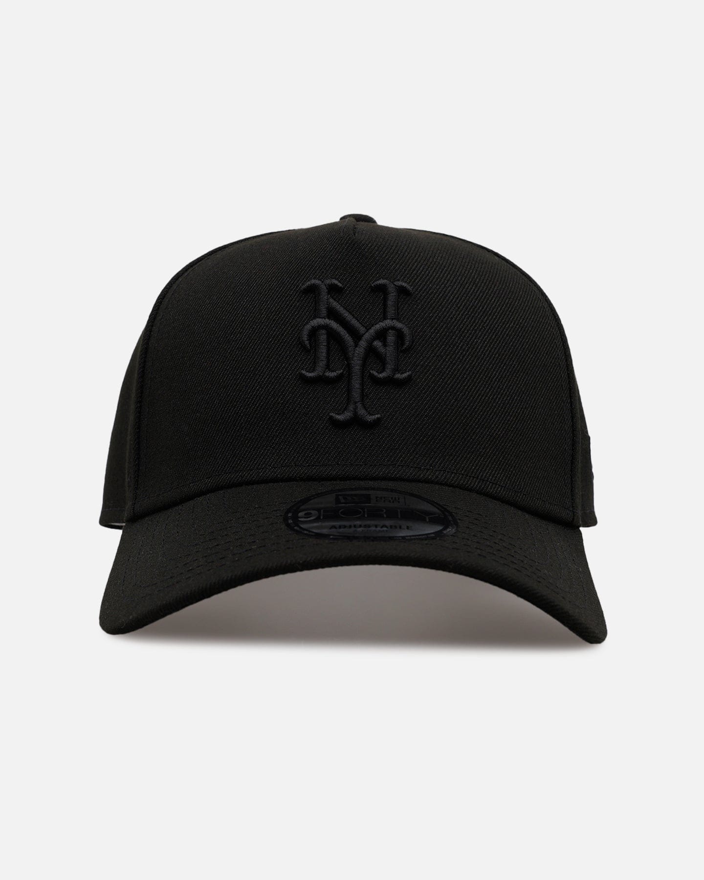 New Era New York Mets Easy Black 9FORTY A - Frame Snapback Black/Black