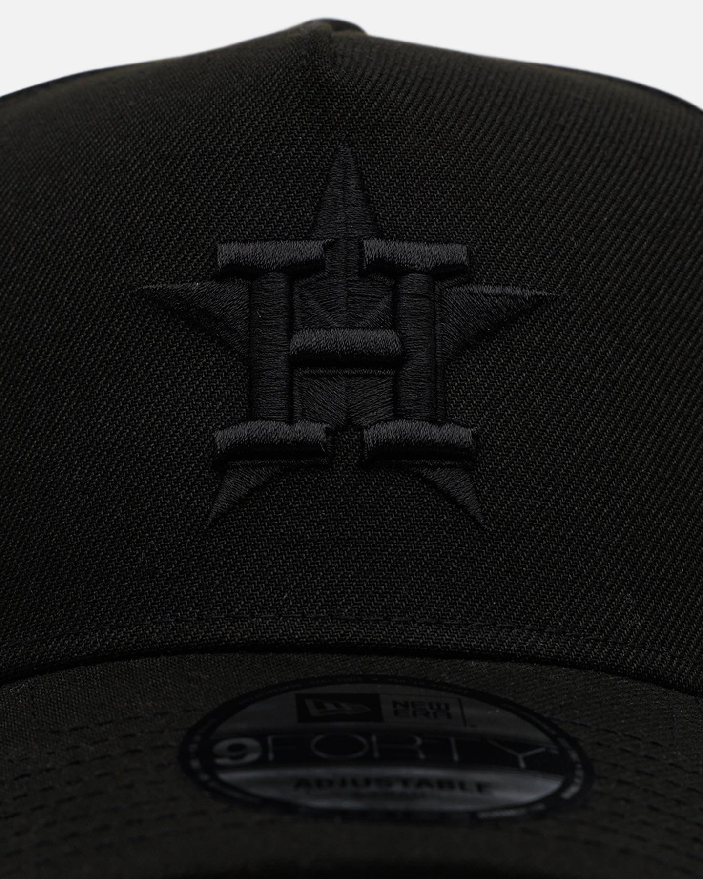 New Era Houston Astros Easy Black 9FORTY A - Frame Snapback Black/Black