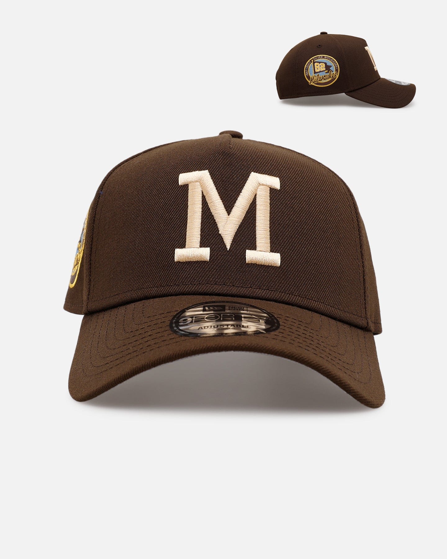 New Era Milwaukee Brewers Stay Classy 9FORTY A - Frame Snapback Walnut