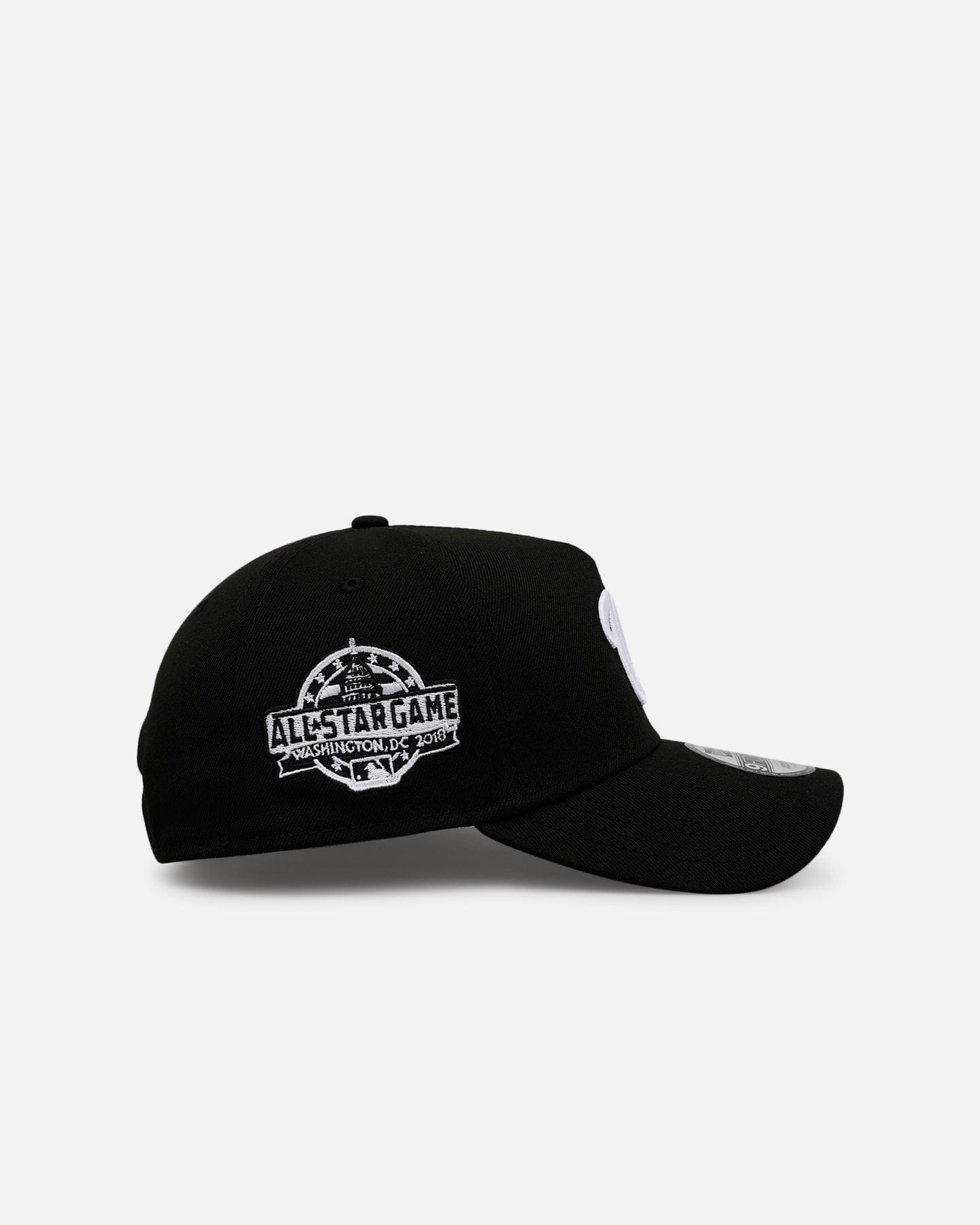 New Era Washington Nationals Black And White 9FORTY A - Frame Snapback Black/White