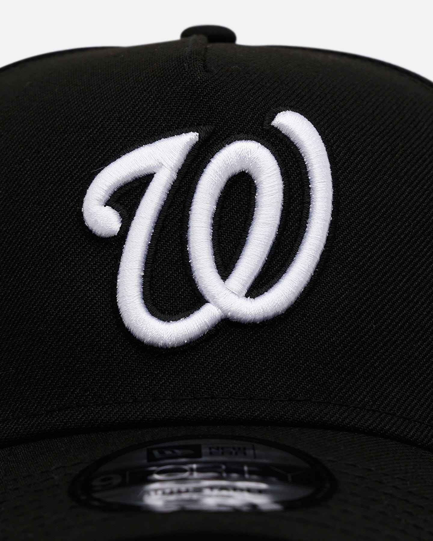 New Era Washington Nationals Black And White 9FORTY A - Frame Snapback Black/White