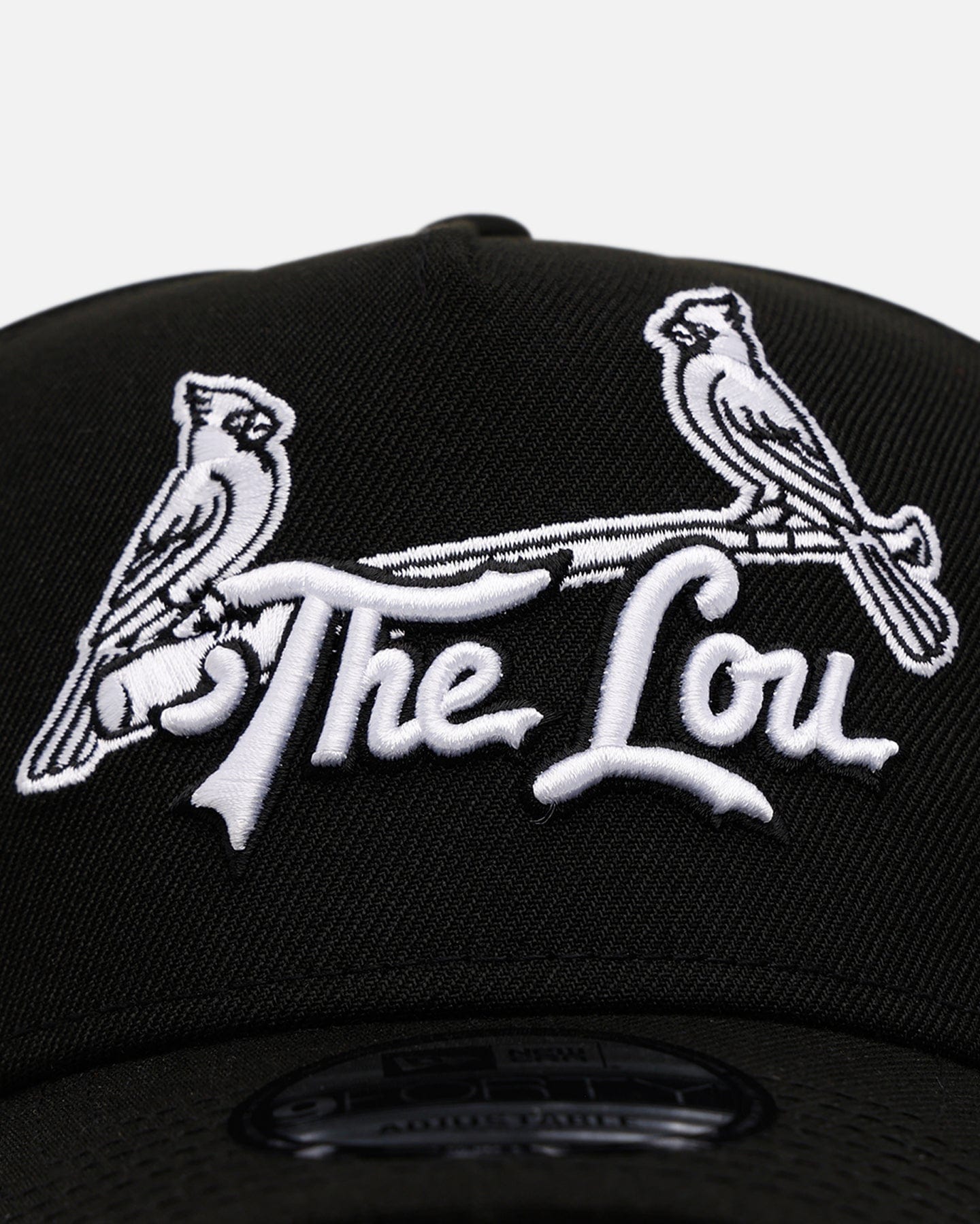 New Era St. Louis Cardinals Black And White 9FORTY A - Frame Snapback Black/White