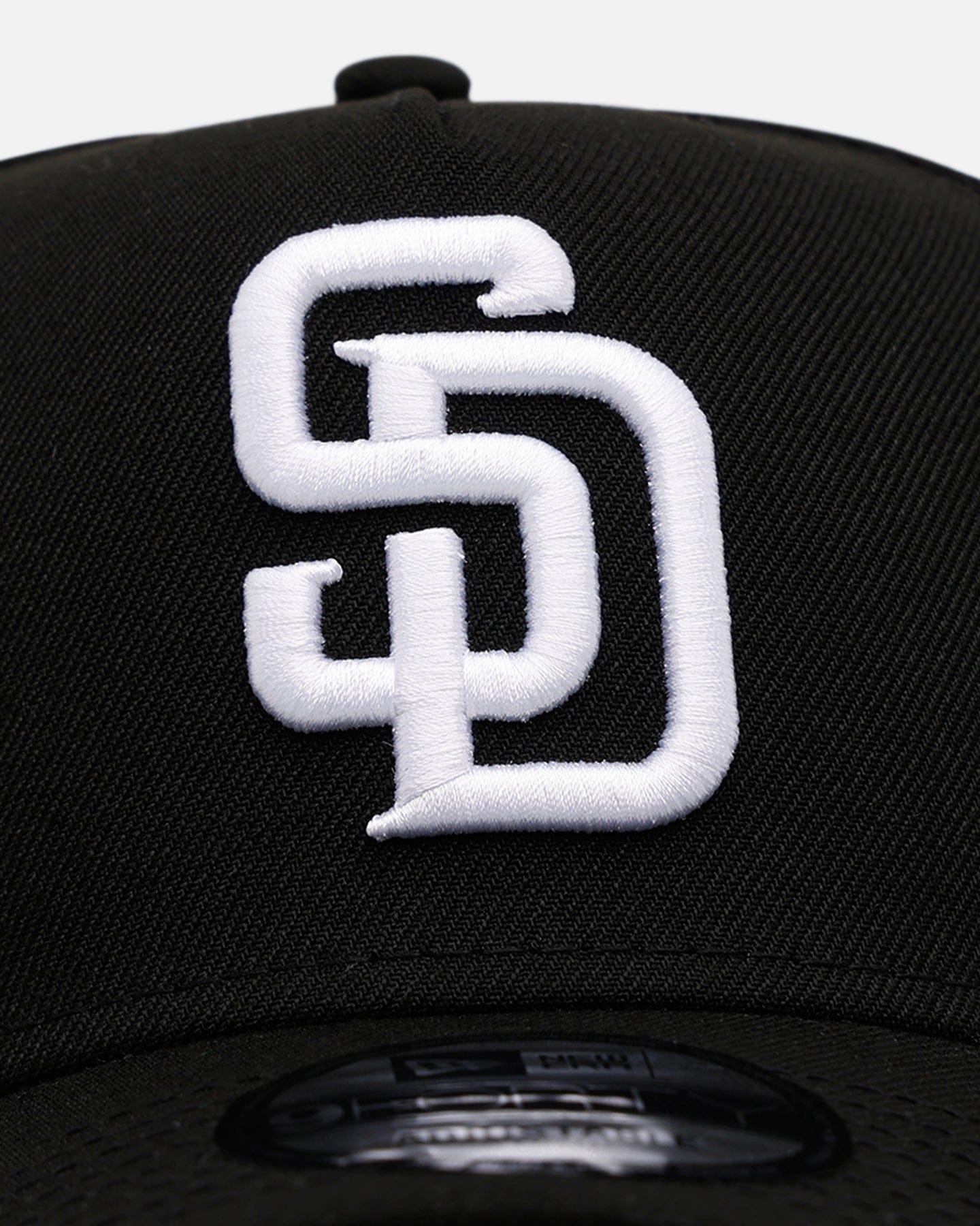New Era San Diego Padres Black And White 9FORTY A - Frame Snapback Black/White