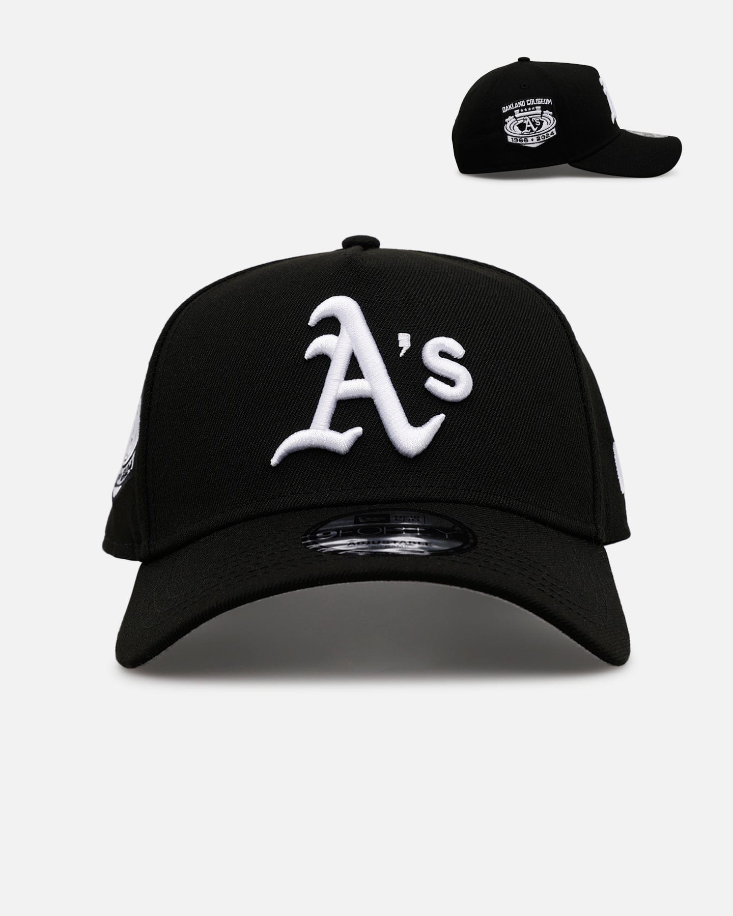 New Era Oakland Athletics Black And White 9FORTY A - Frame Snapback Black/White