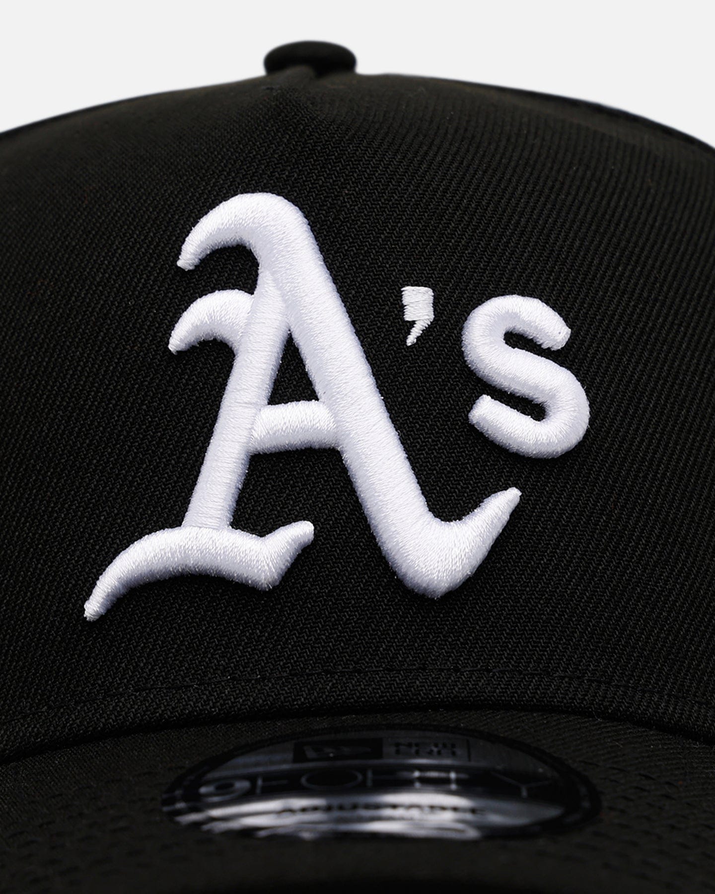 New Era Oakland Athletics Black And White 9FORTY A - Frame Snapback Black/White