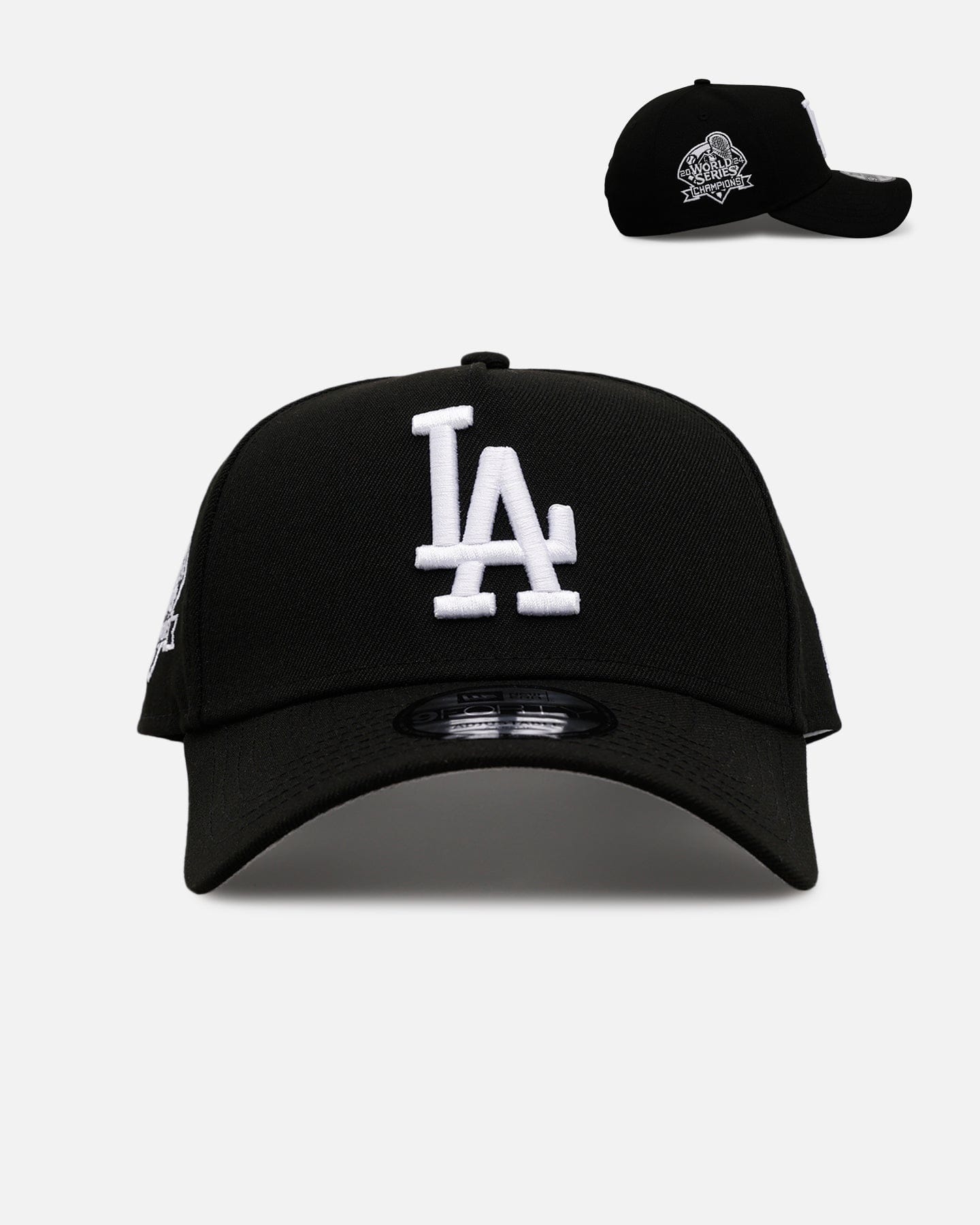 New Era Los Angeles Dodgers Black And White 9FORTY A - Frame Snapback Black/White