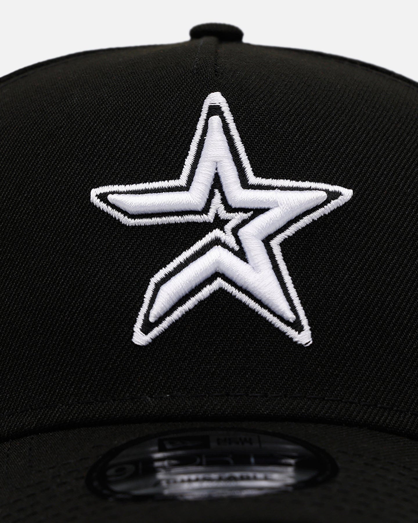 New Era Houston Astros Black And White 9FORTY A - Frame Snapback Black/White
