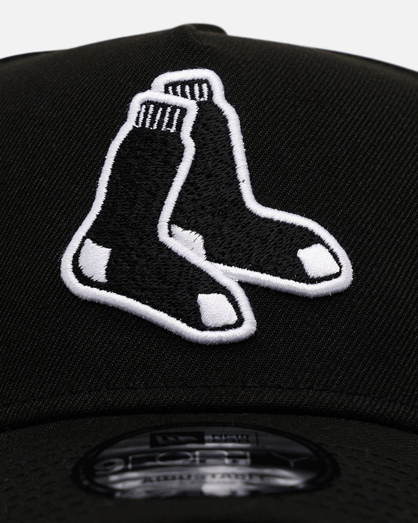 New Era Boston Red Sox Black And White 9FORTY A - Frame Snapback Black/White