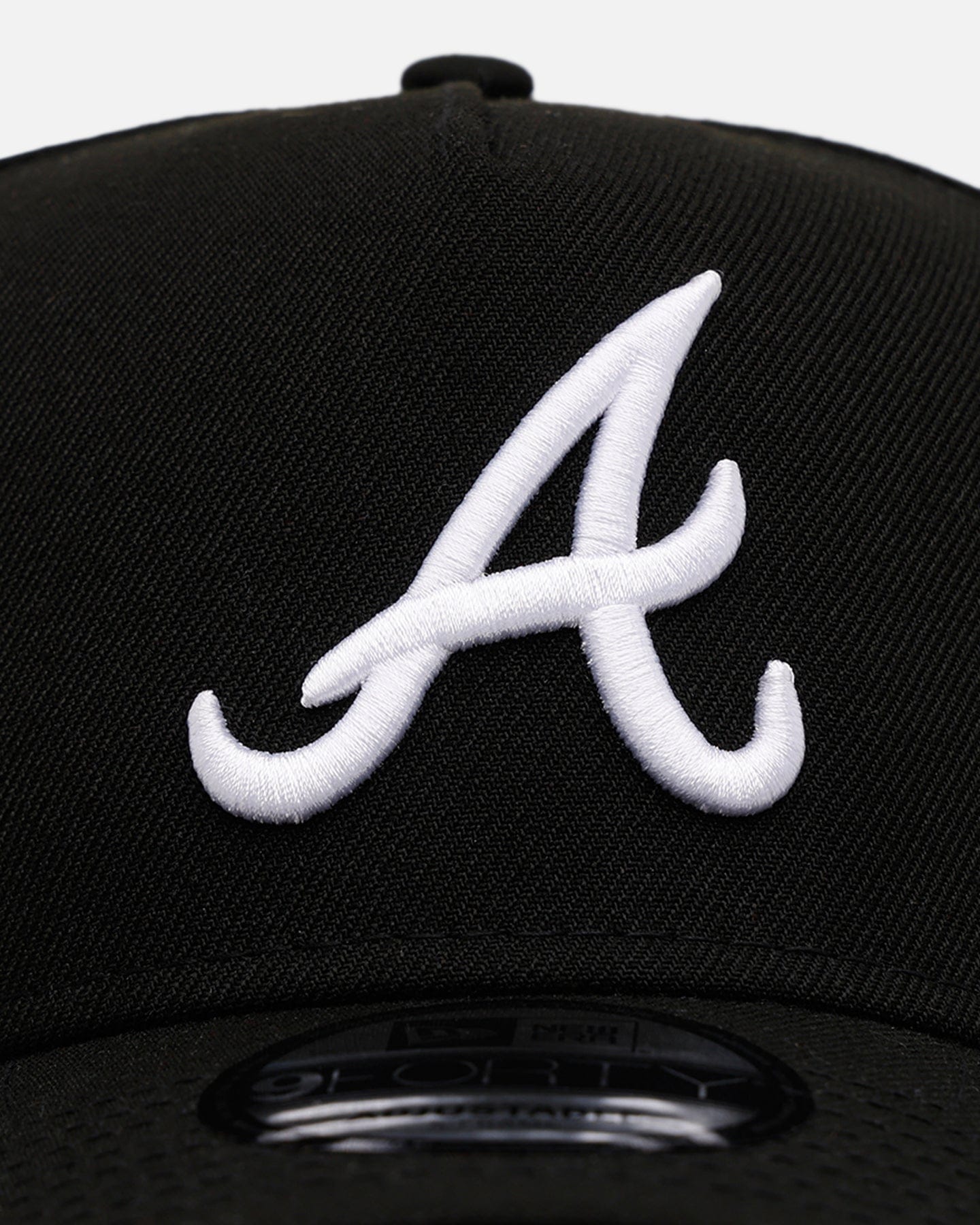 New Era Atlanta Braves Black And White 9FORTY A - Frame Snapback Black/White
