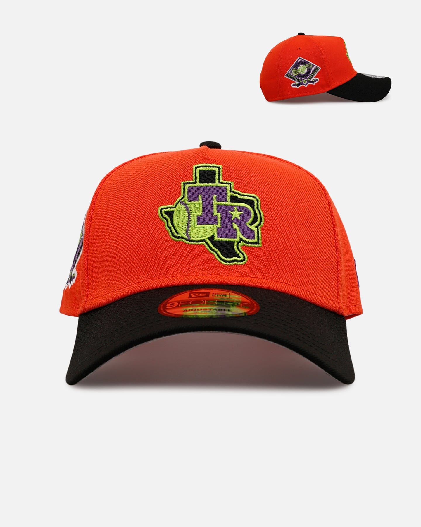 New Era Texas Rangers Halloween 9FORTY A - Frame Snapback Orange/Black