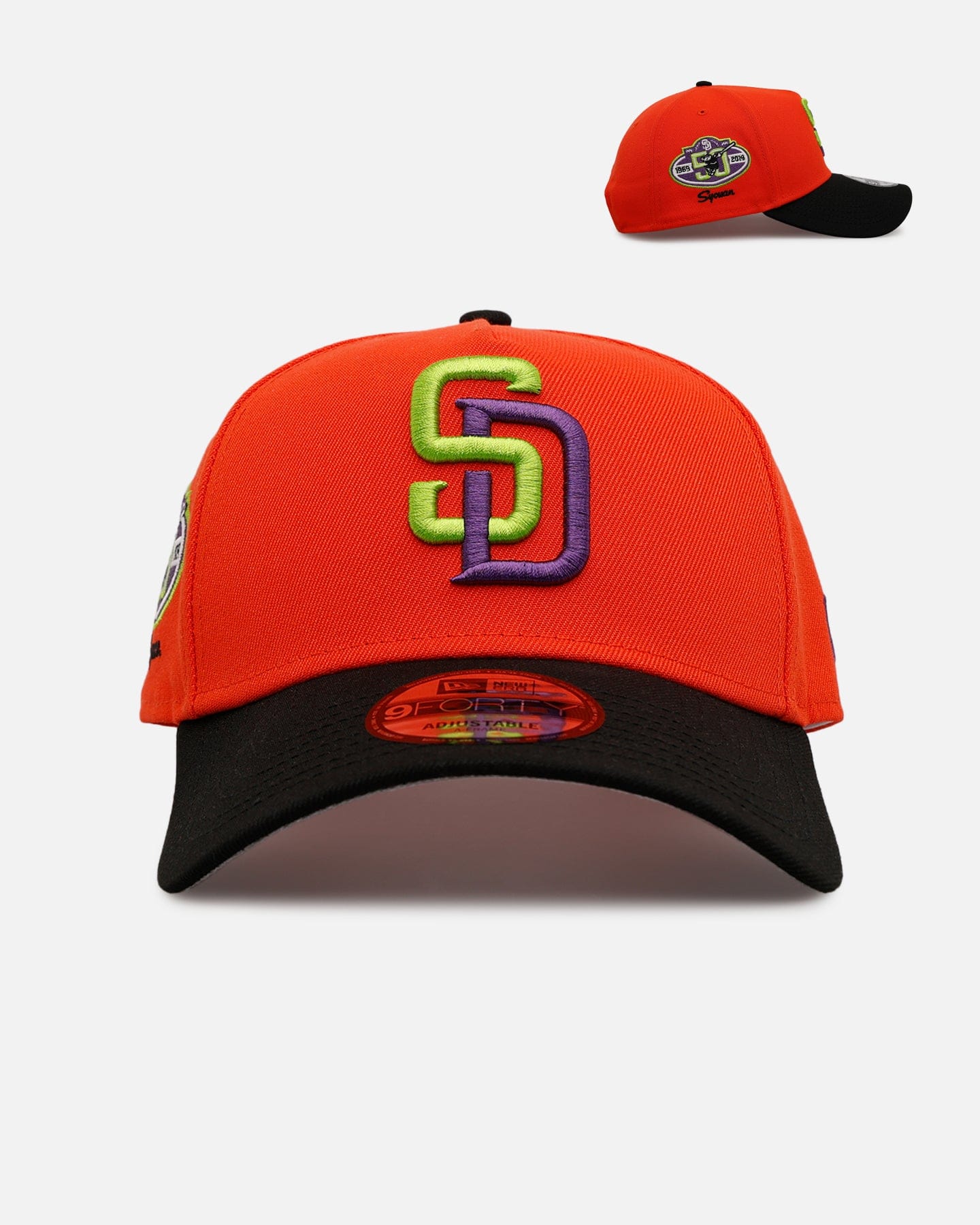 New Era San Diego Padres Halloween 9FORTY A - Frame Snapback Orange/Black