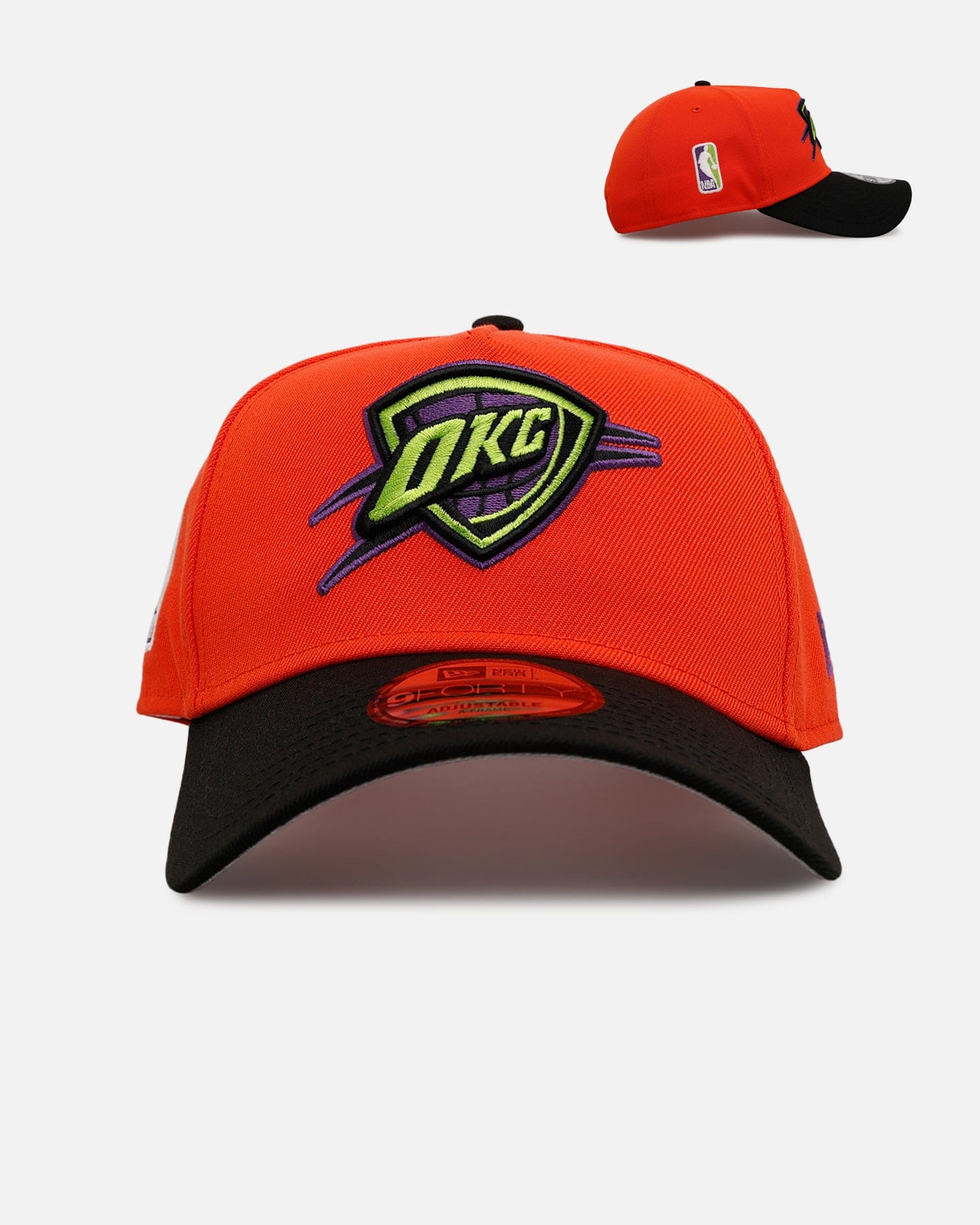 New Era Oklahoma City Thunder Halloween 9FORTY A - Frame Snapback Orange/Black