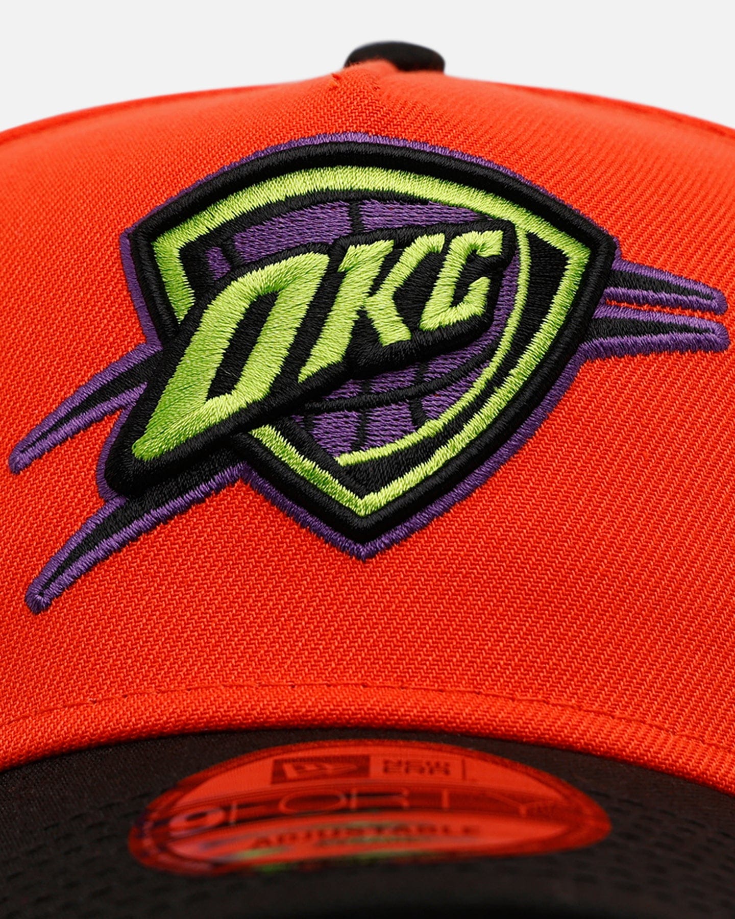 New Era Oklahoma City Thunder Halloween 9FORTY A - Frame Snapback Orange/Black