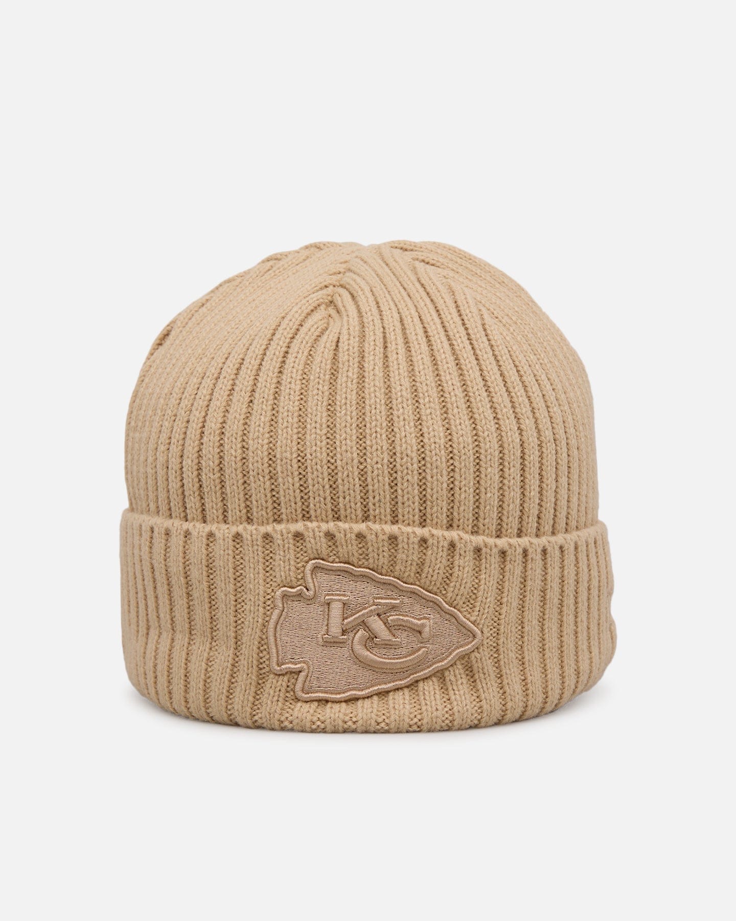 New Era Kansas City Chiefs Color Pack Beanie Tan