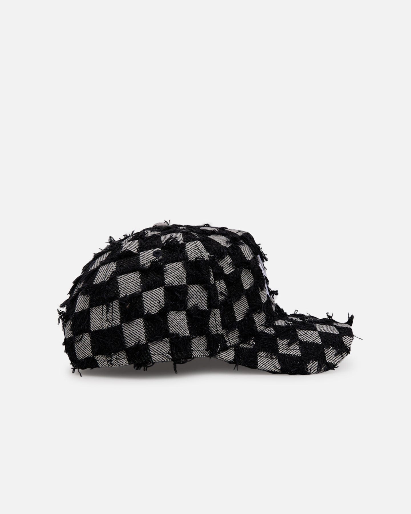 New Era New York Yankees Frayed Checkerboard 9FORTY A - Frame Snapback Black/Grey