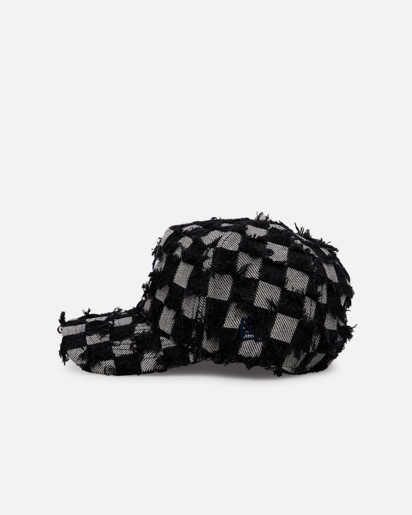 New Era New York Yankees Frayed Checkerboard 9FORTY A - Frame Snapback Black/Grey