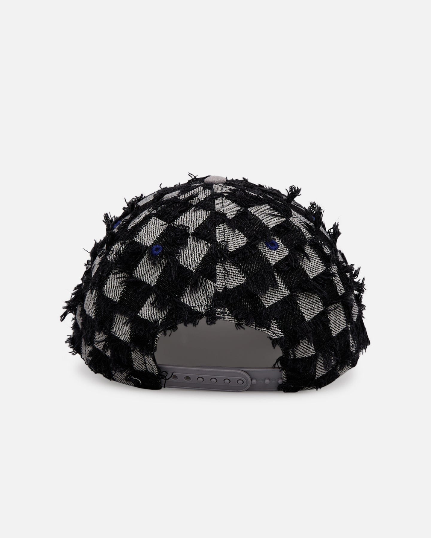 New Era Los Angeles Dodgers Frayed Checkerboard 9FORTY A - Frame Snapback Black/Grey