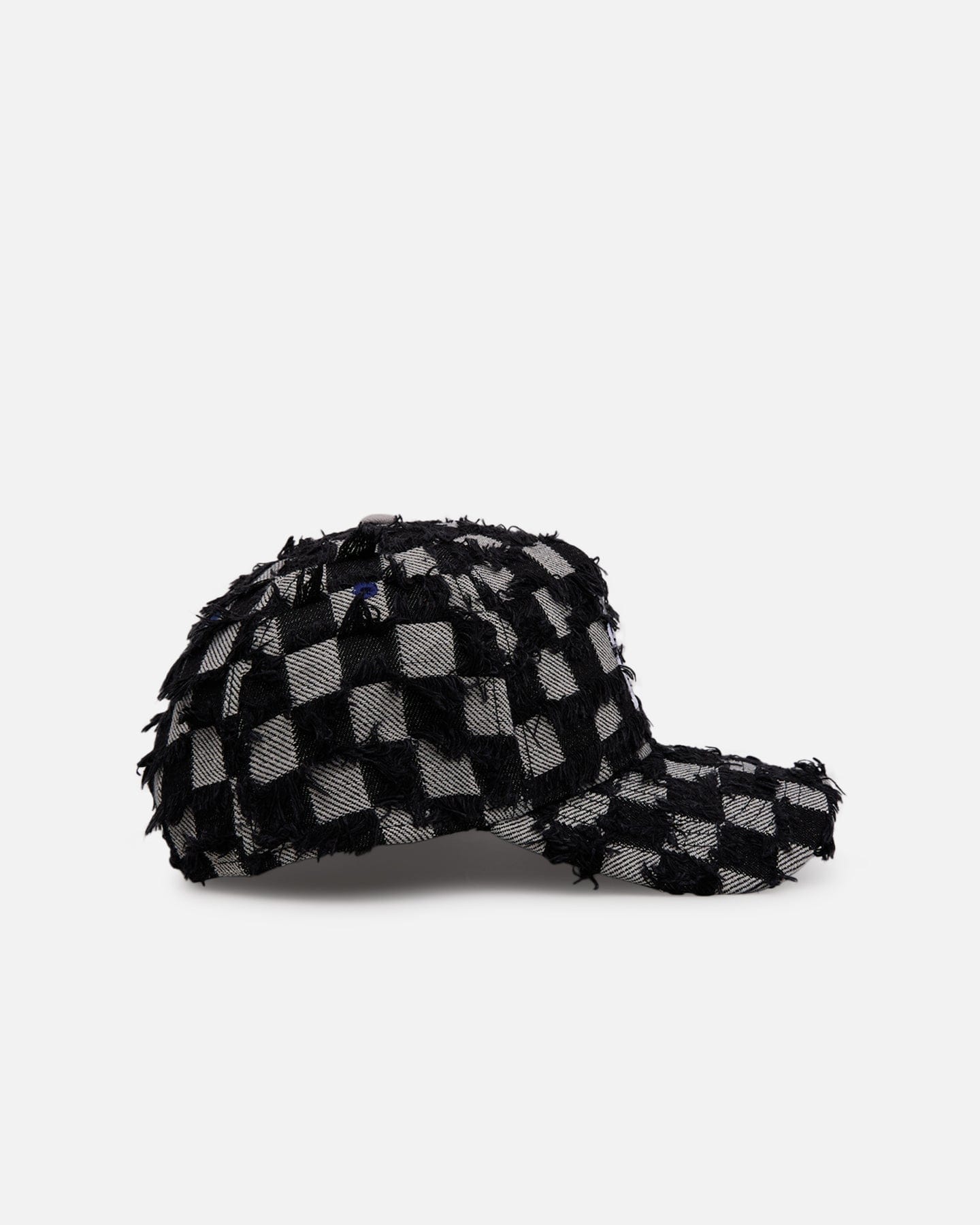 New Era Los Angeles Dodgers Frayed Checkerboard 9FORTY A - Frame Snapback Black/Grey