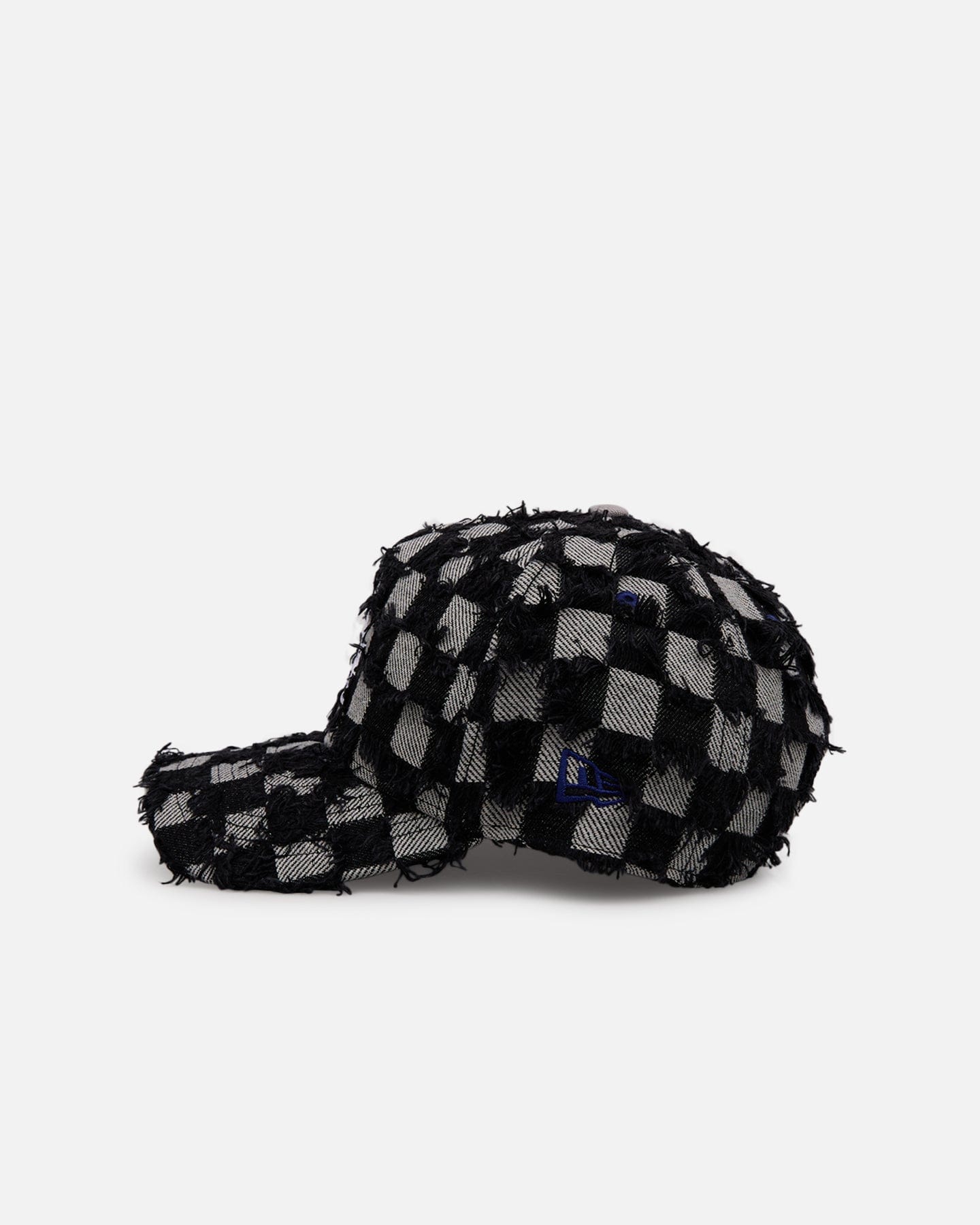 New Era Los Angeles Dodgers Frayed Checkerboard 9FORTY A - Frame Snapback Black/Grey