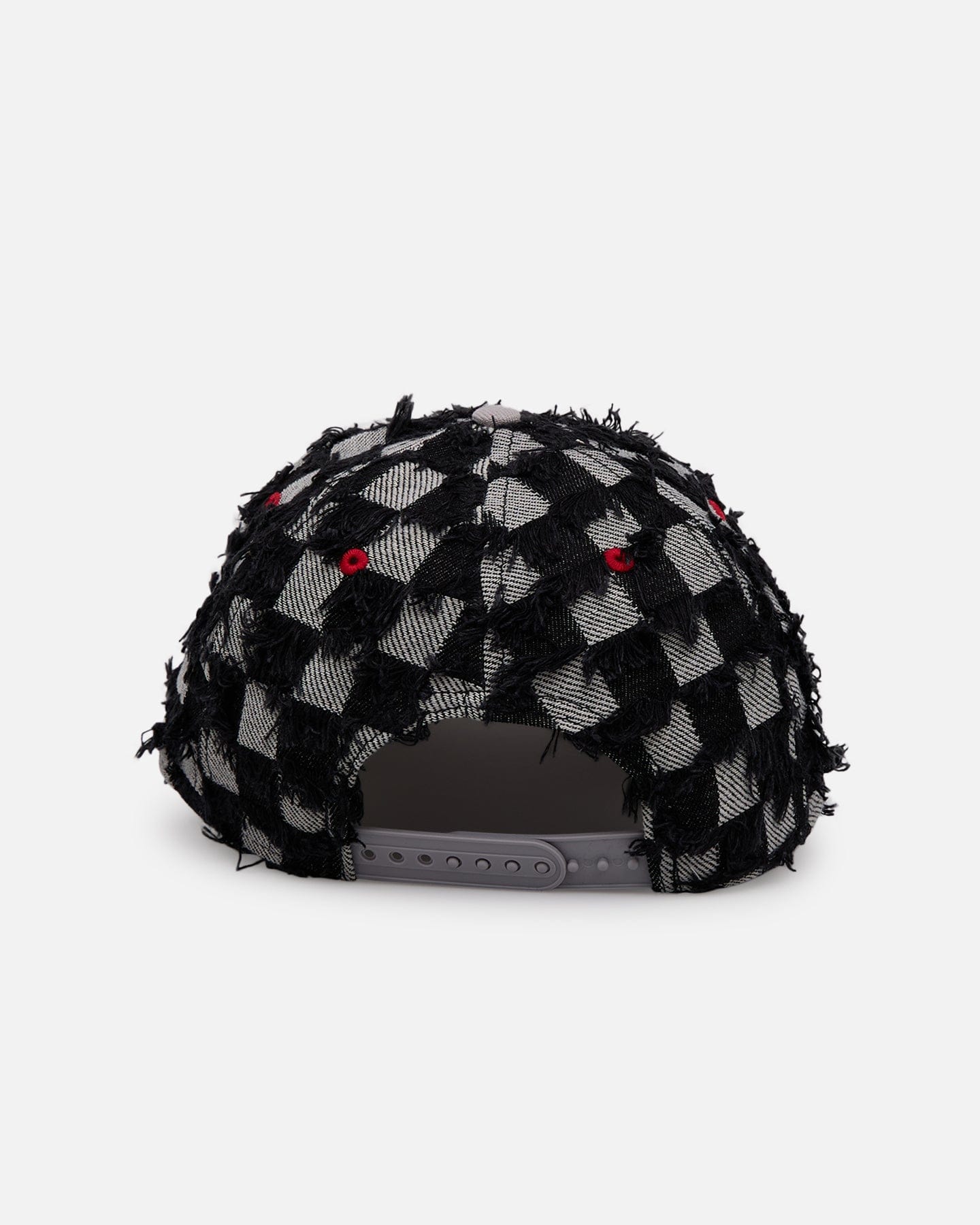 New Era Atlanta Braves Frayed Checkerboard 9FORTY A - Frame Snapback Black/Grey