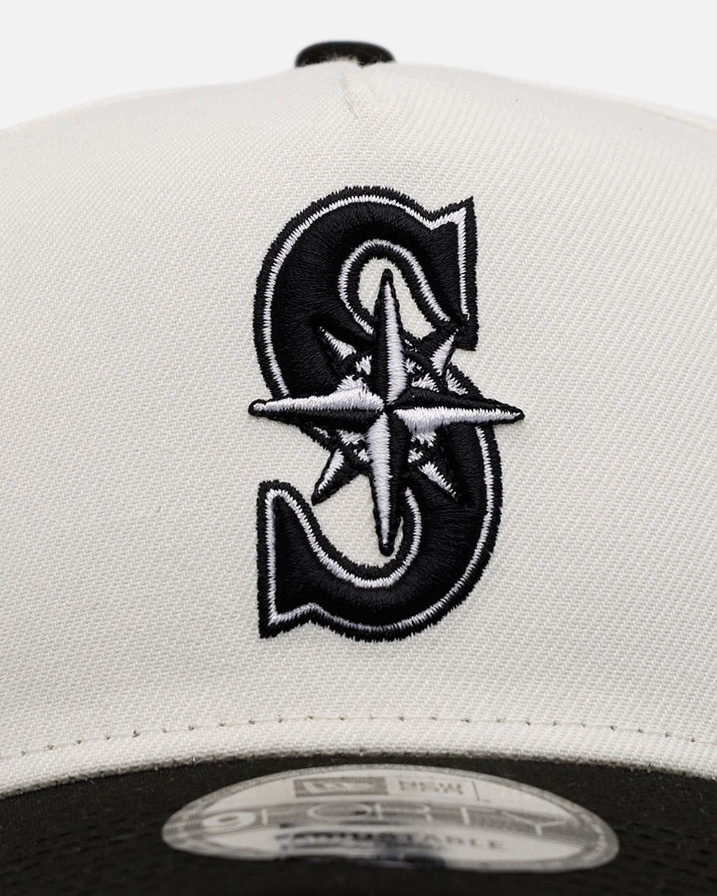 New Era Seattle Mariners Chrome Black 9FORTY A - Frame Snapback Chrome/Black