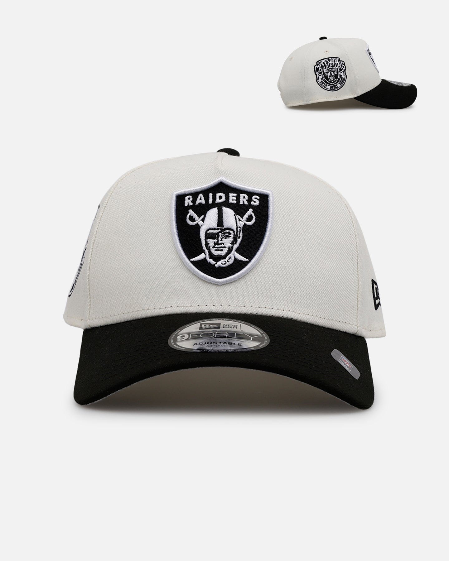 New Era Las Vegas Raiders Chrome Black 9FORTY A - Frame Snapback Chrome/Black