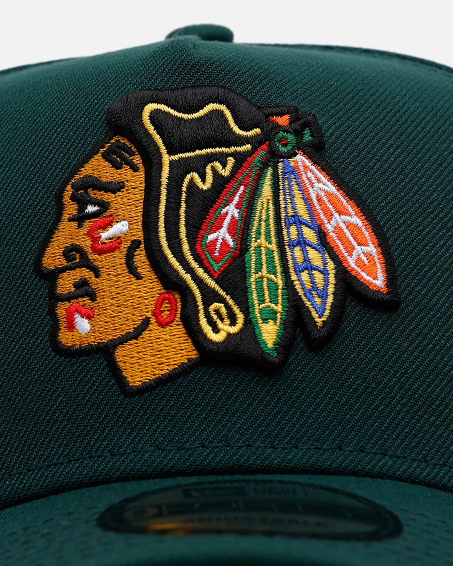 New Era Chicago Blackhawks Evergreen 9FORTY A - Frame Snapback Dark Green
