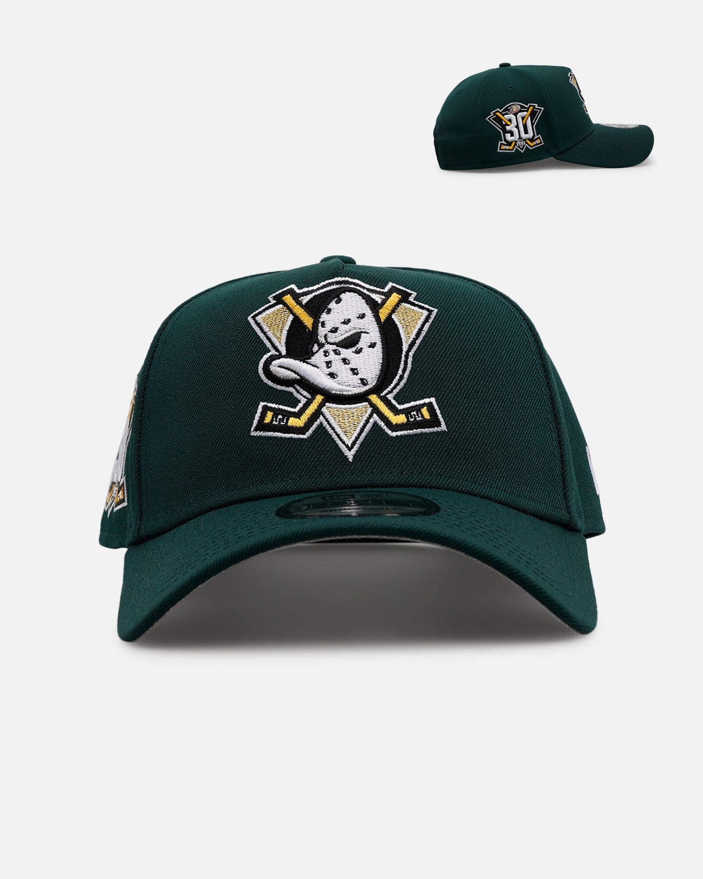 New Era Anaheim Ducks Evergreen 9FORTY A - Frame Snapback Dark Green
