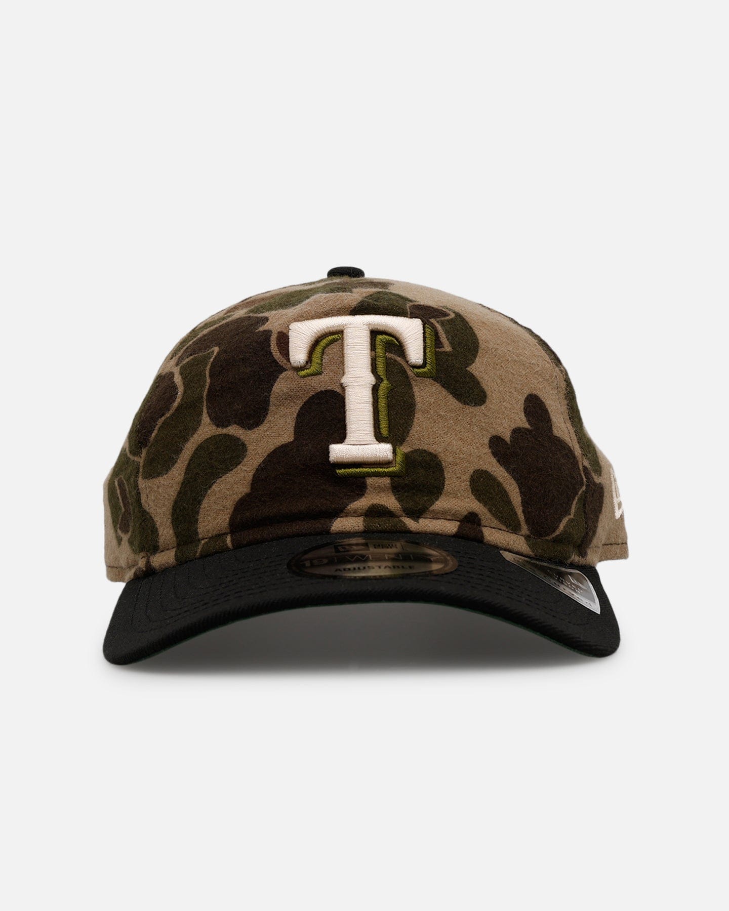 New Era Texas Rangers Wool Duck Camo 19TWENTY Strapback Duck Camo