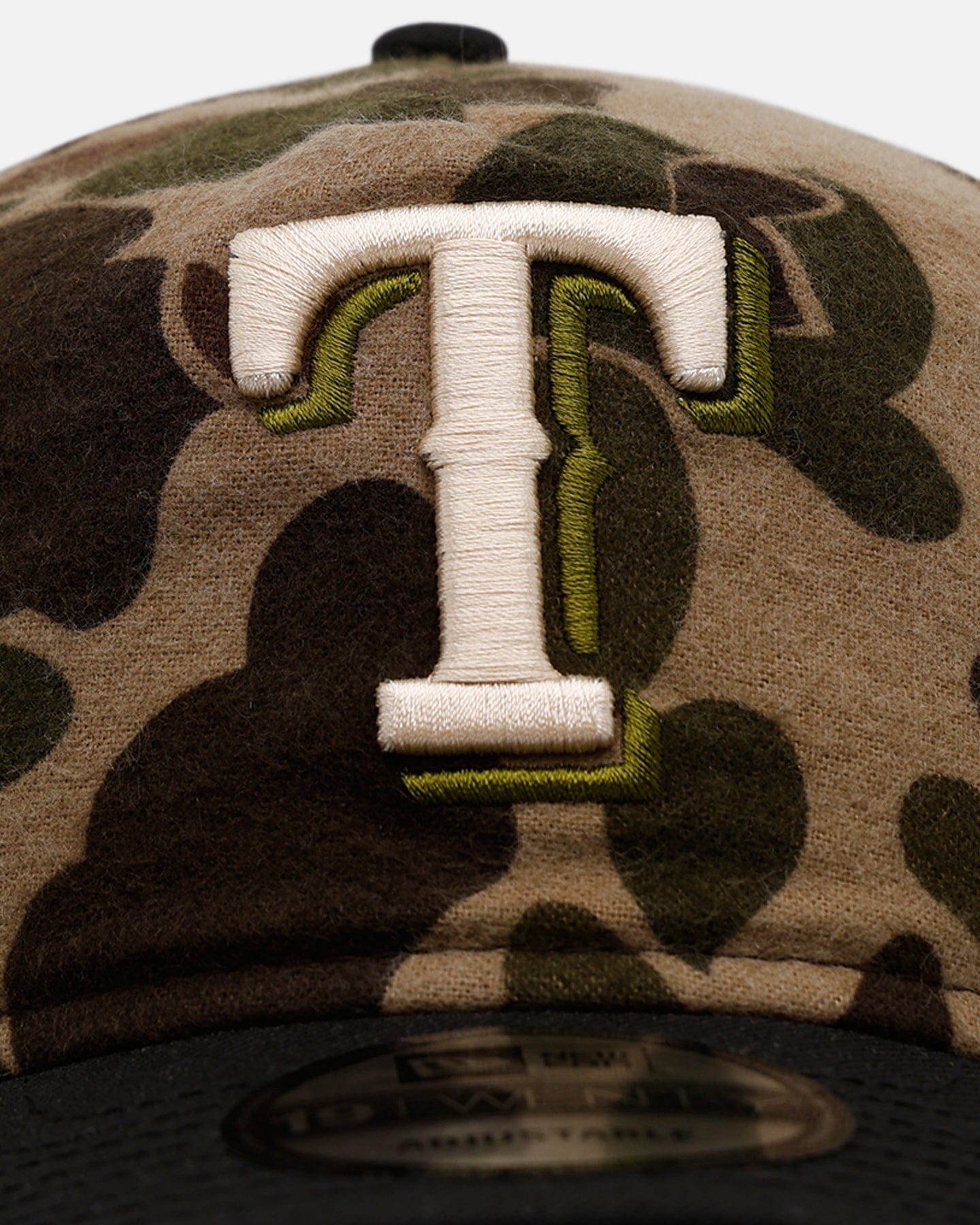 New Era Texas Rangers Wool Duck Camo 19TWENTY Strapback Duck Camo